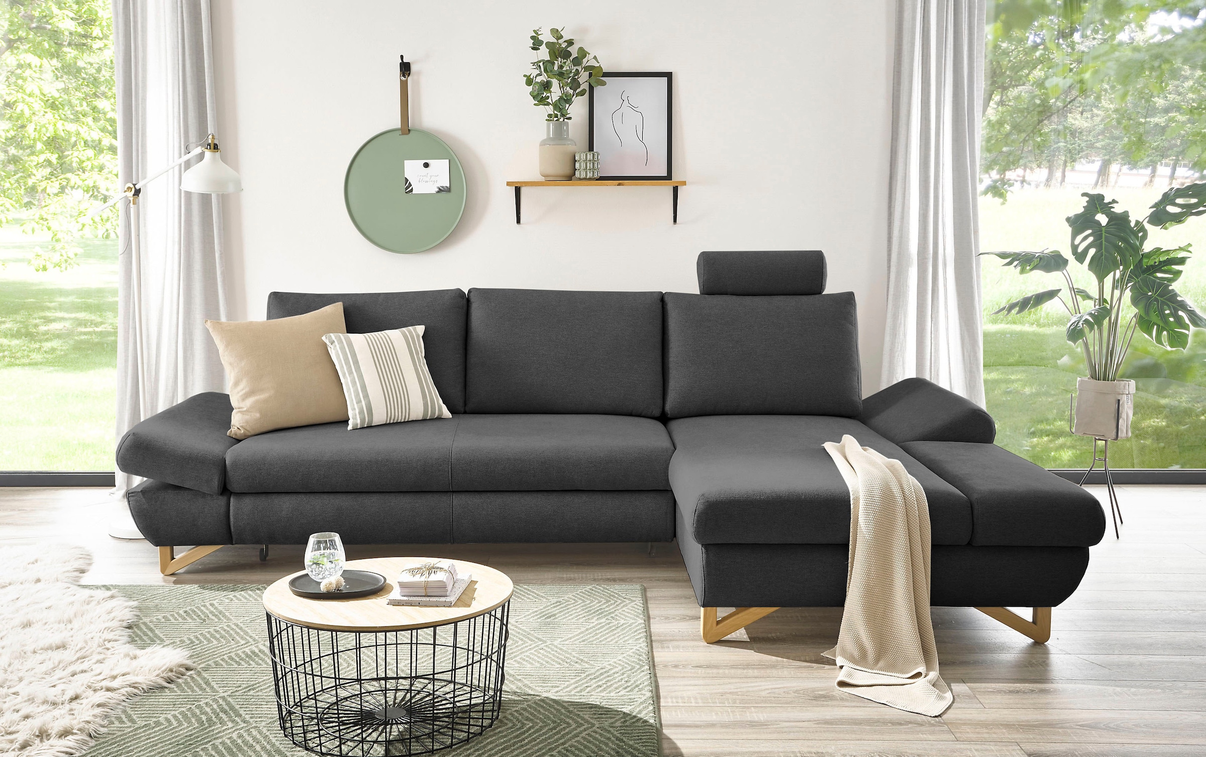 INOSIGN Schlafsofa »City/Giron«, komfortable Bettfunktion (Liegefläche 245 x 138 cm), sowie Bettkasten