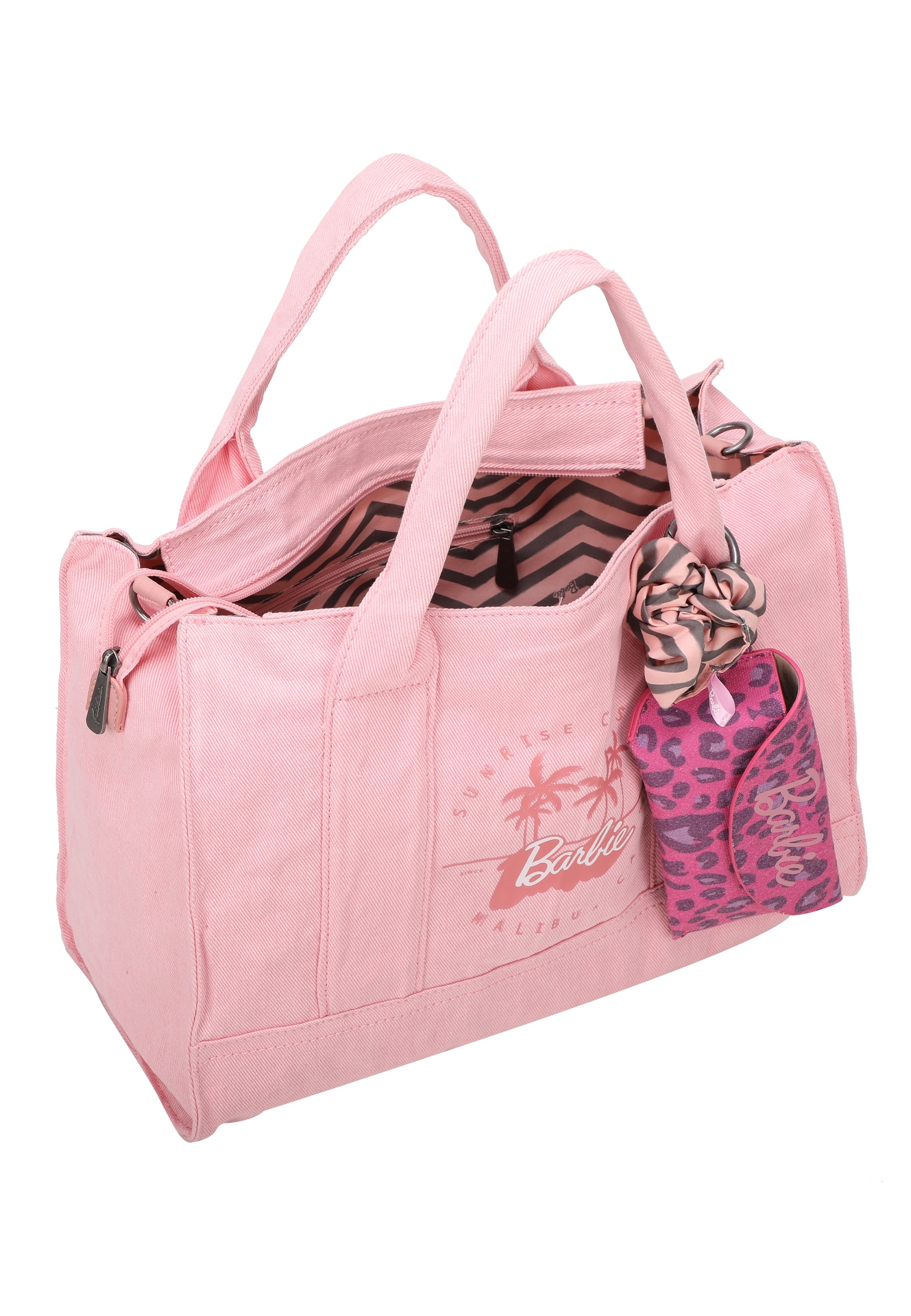 Fritzi aus Preußen Henkeltasche »Tote Bag Malibu Denim Limited Barbie«, mit abnehmbarem Haarband
