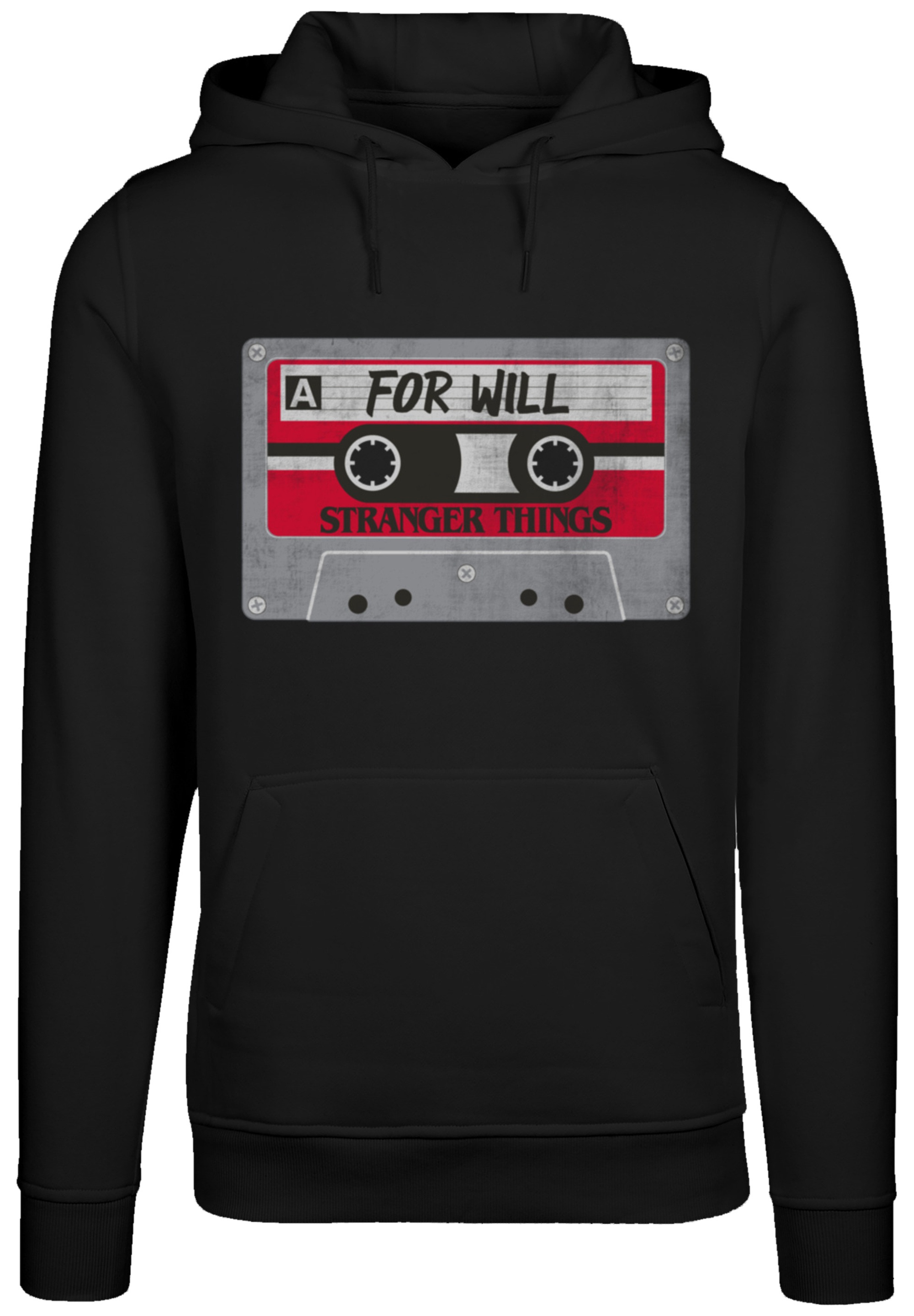F4NT4STIC Kapuzenpullover »Stranger Things Cassette For Will Netflix«, Premium Qualität