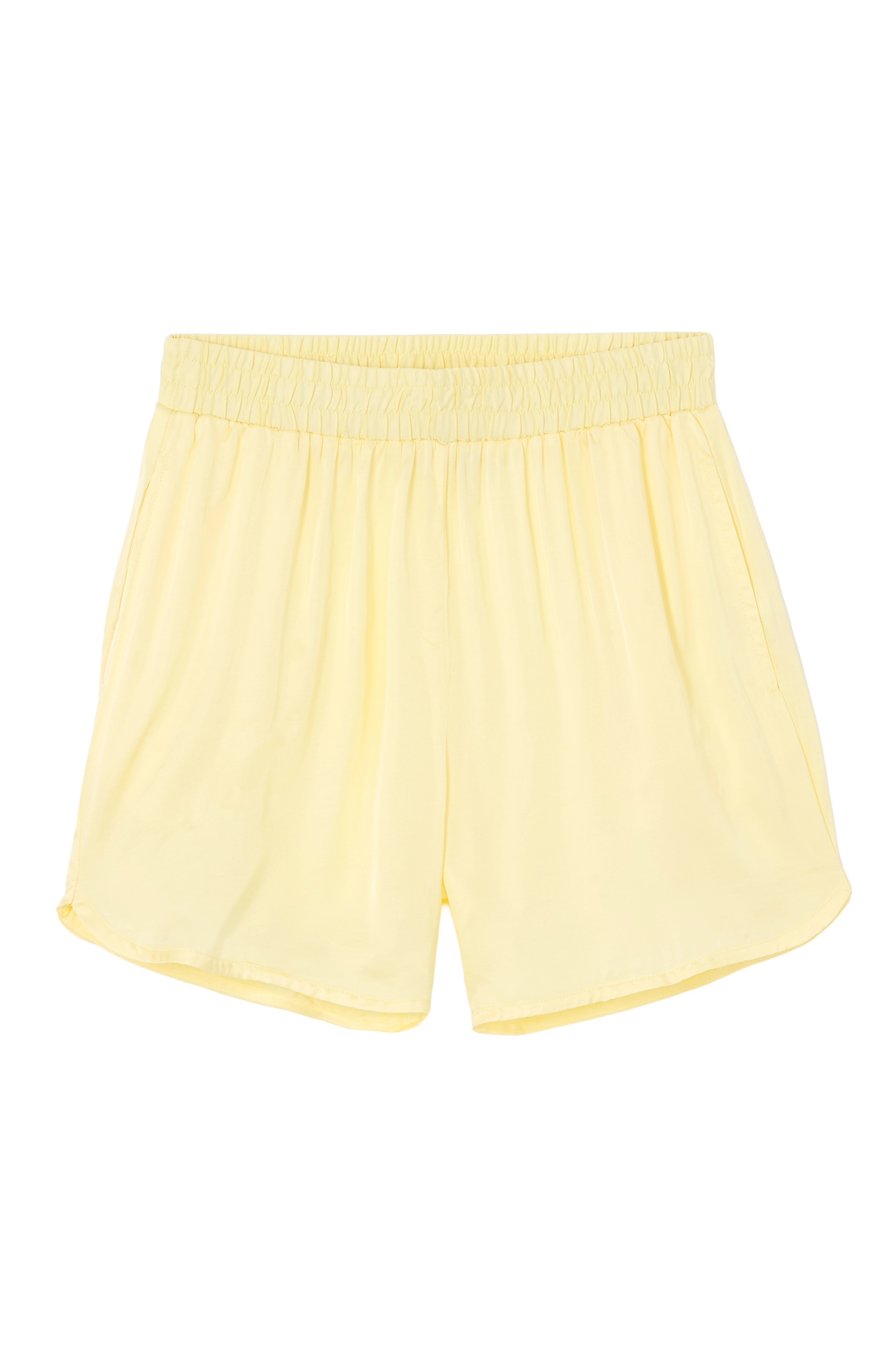 URBAN CLASSICS Shorts »Urban Classics Damen Ladies Viscose Satin Resort Shorts«, (1 tlg.)