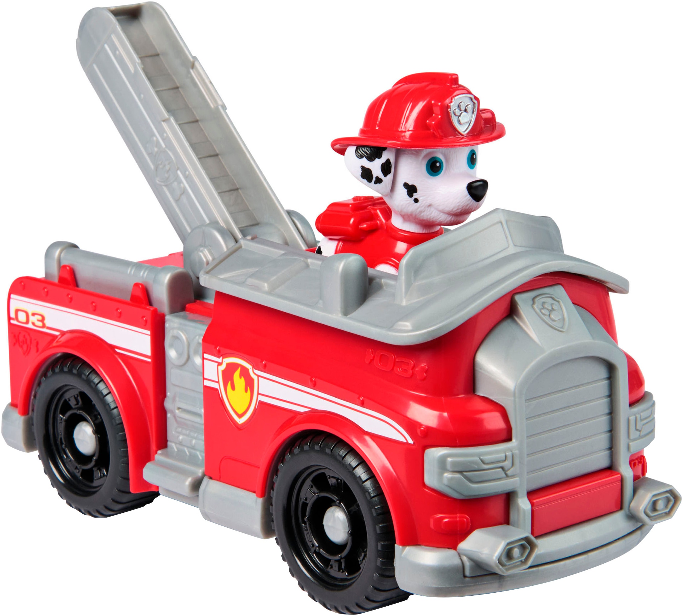 Spin Master Spielzeug-Auto »PAW Patrol, Sust. Basic Vehicle Marshall«, zum Teil aus recycelten Material
