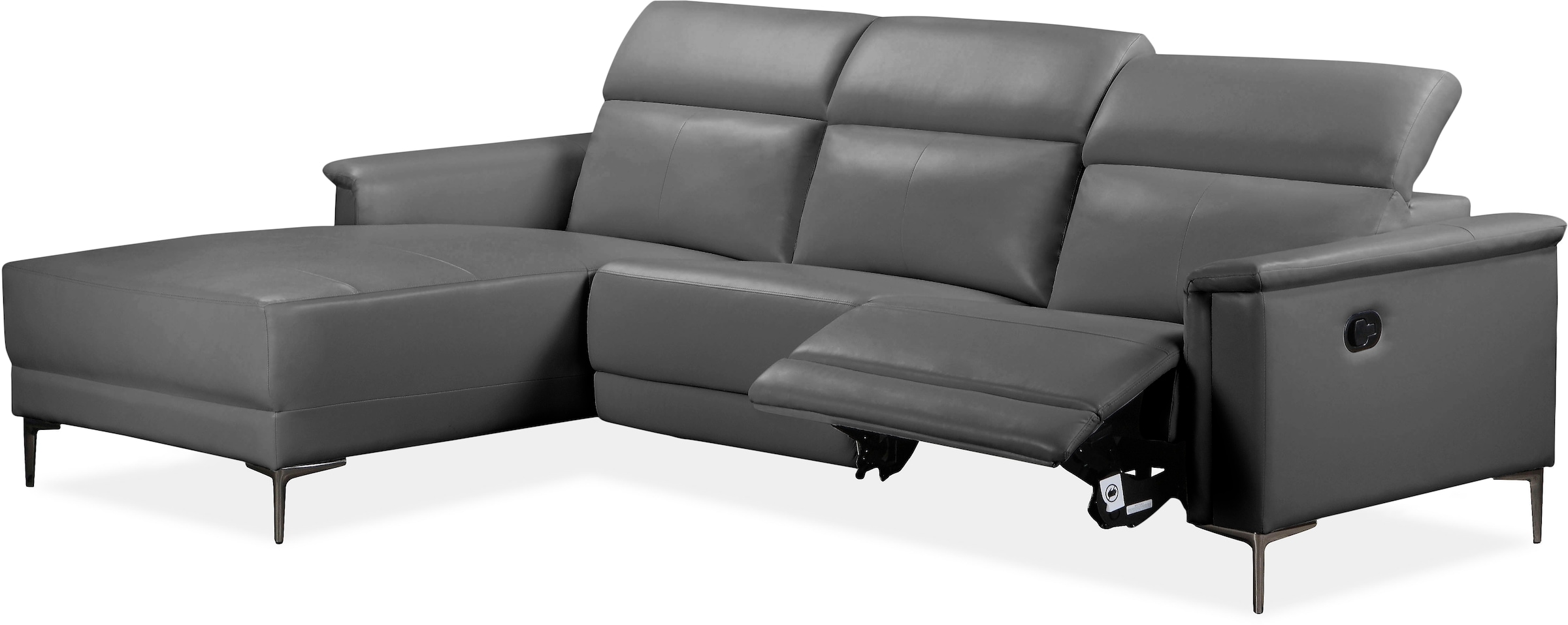 Places of Style Ecksofa Lund, mit man. o. elektr. Relaxfunktion und USB/ Kopfteilverstellung