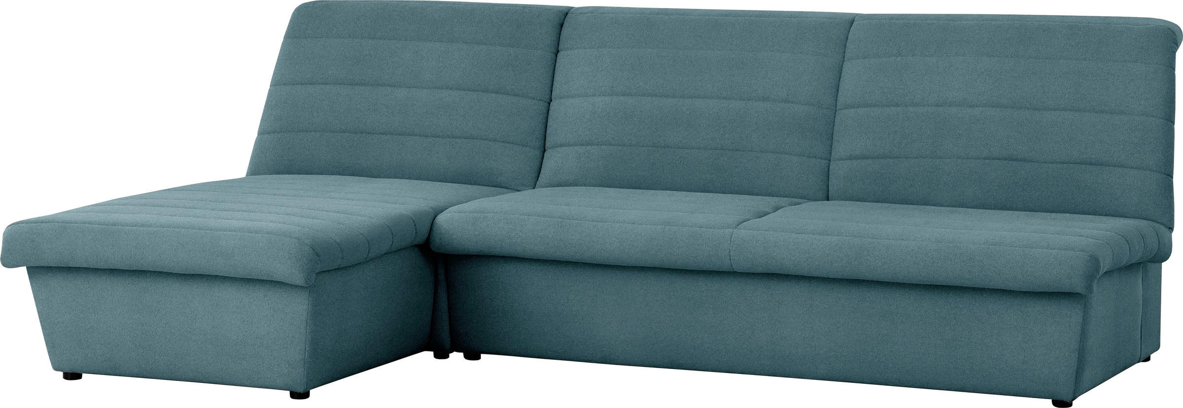 LOOKS by Wolfgang Joop Ecksofa »LOOKS VIII L-Form«, Quersteppung, ohne Armlehnen, in zwei verschiedenen Größen