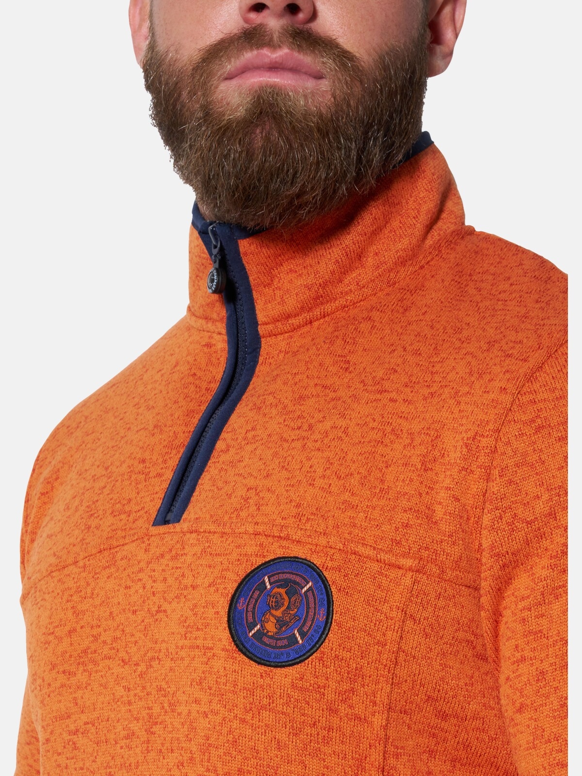Jan Vanderstorm Fleecepullover »Strickfleeceshirt OTMUND«
