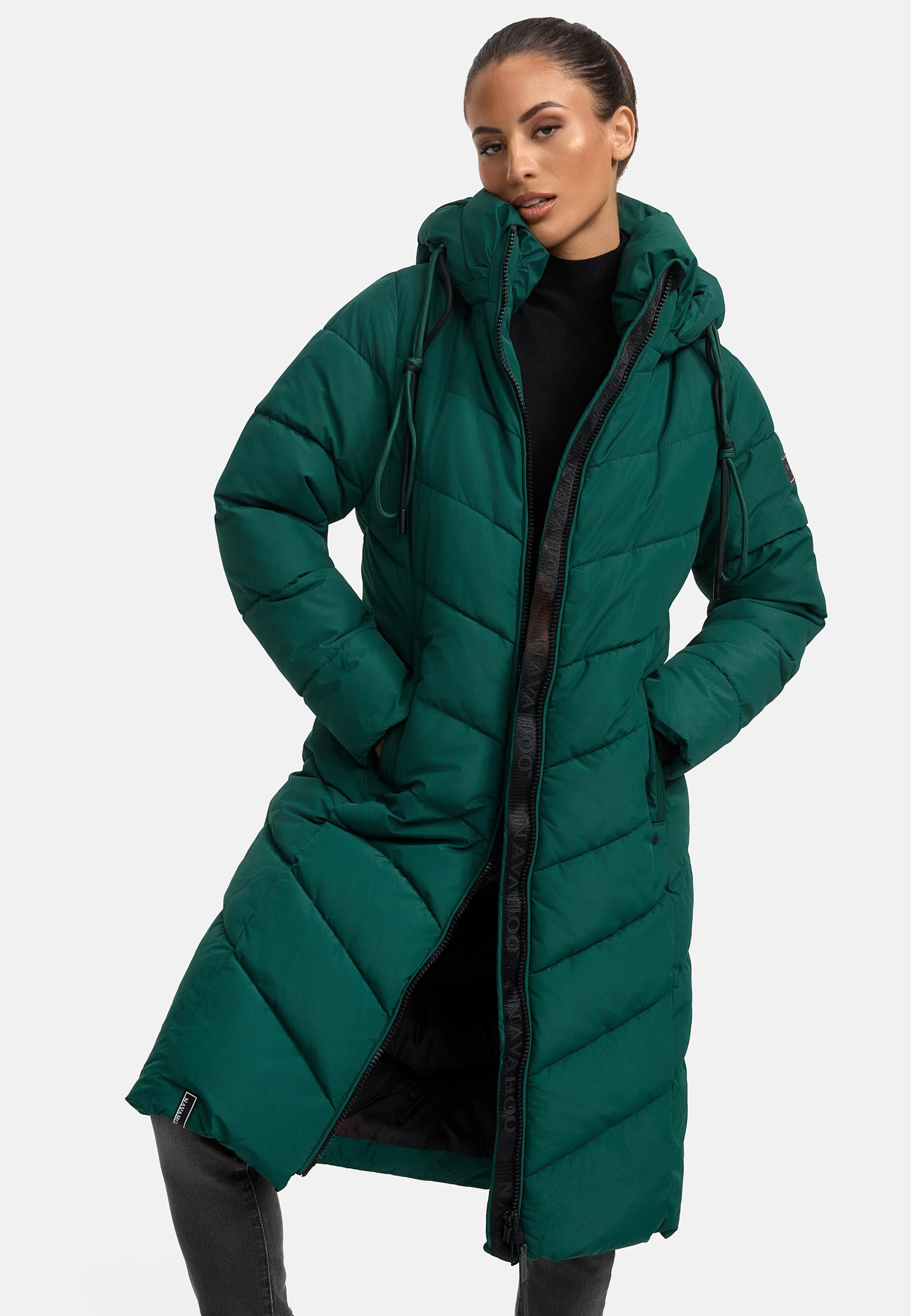 Navahoo Steppmantel »Sahnekatzii XIV«, Schicker Wintermantel mit kuschlig warm wattiertem Kragen