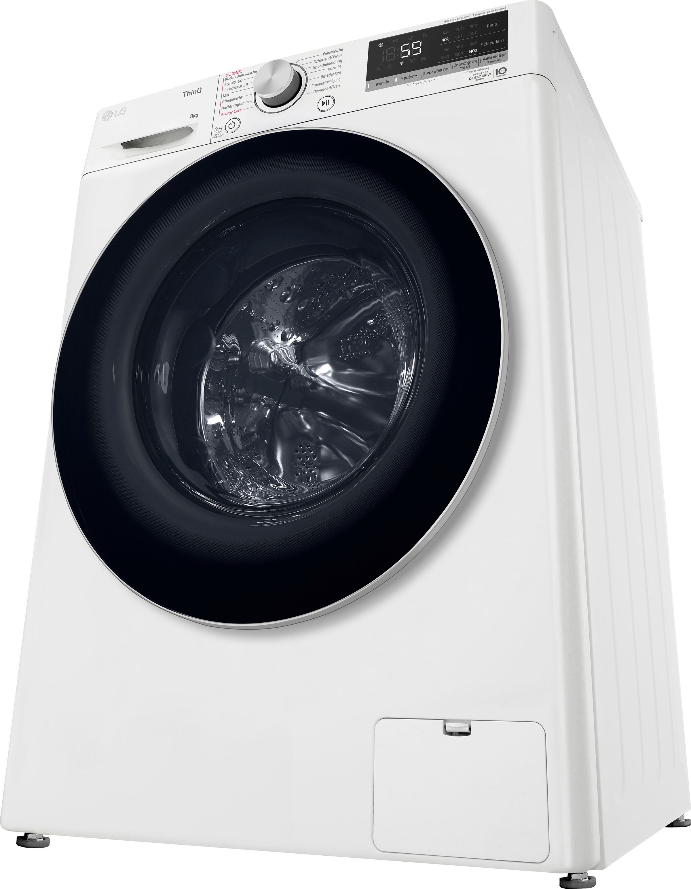 LG Waschmaschine »F4WV7081«, F4WV7081, 8 kg, 1400 U/min per Raten | BAUR | Frontlader