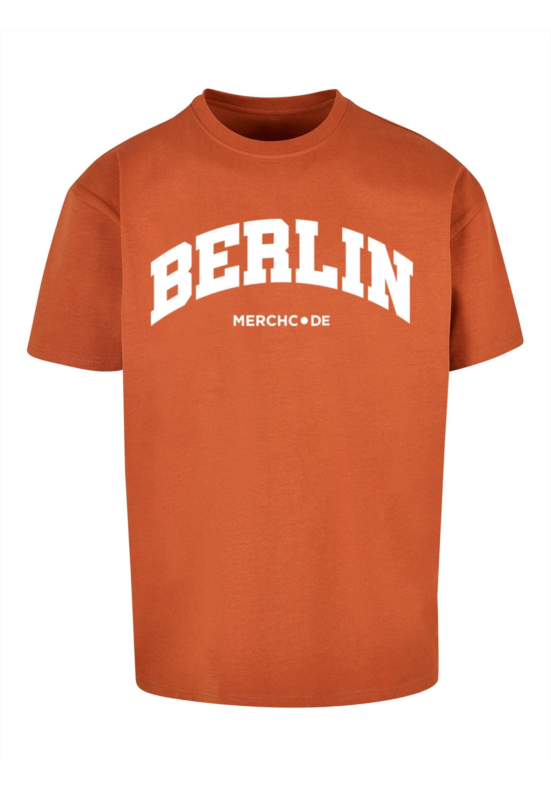 Merchcode T-Shirt "Merchcode Herren Berlin Wording - Heavy Oversize Tee", ( günstig online kaufen
