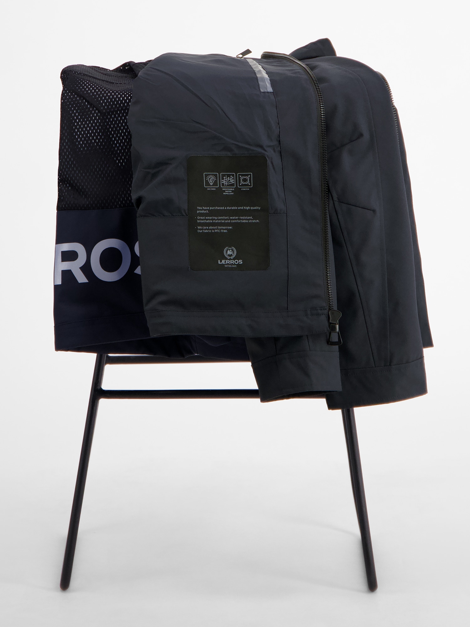 LERROS Outdoorjacke »LERROS Shell-Blouson mit Kapuze«, mit Kapuze, Wasser- und windabweisend, atmungsaktiv