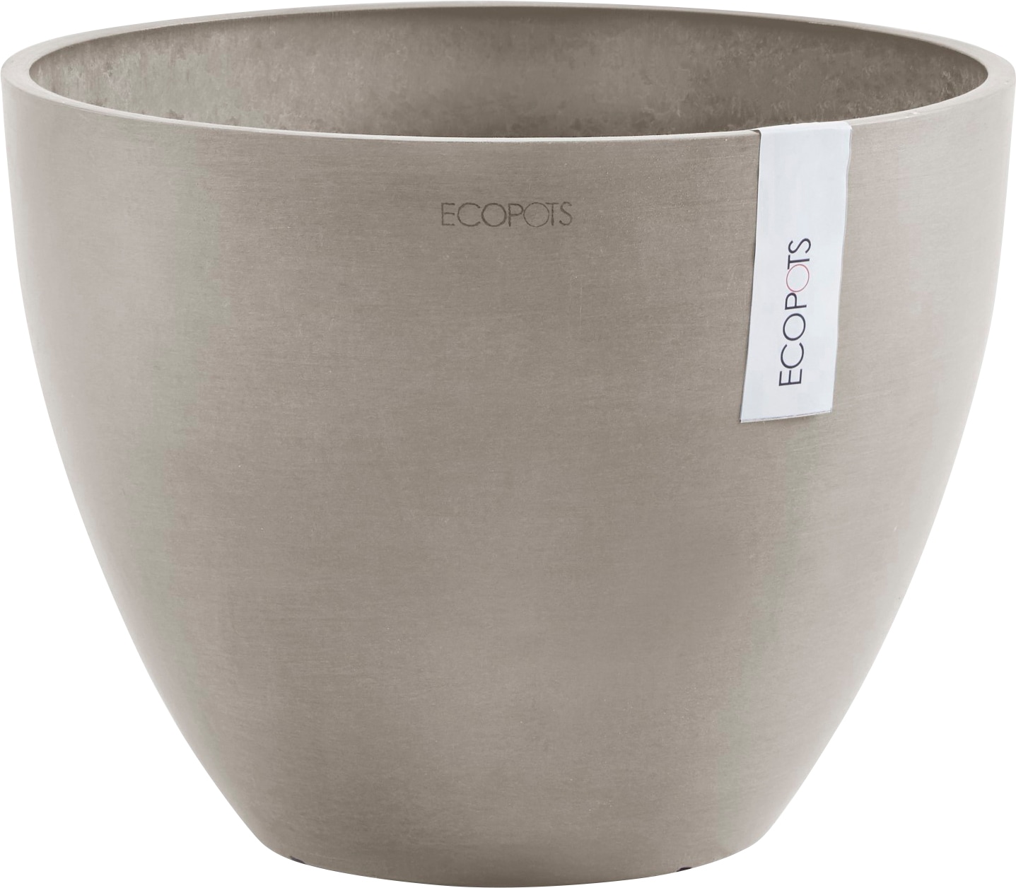 ECOPOTS Blumentopf "ANTWERP Taupe", BxTxH: 30x30x25,5 cm