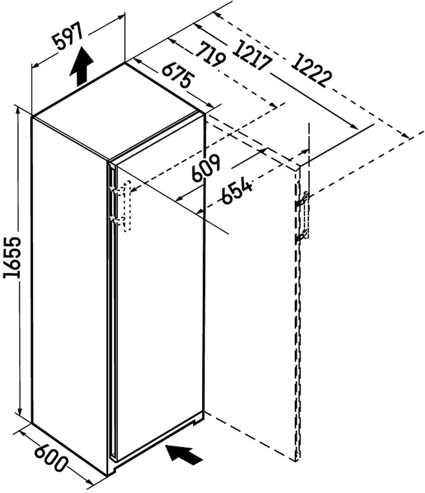 Liebherr Gefrierschrank »FNd 5036_997243351« 165,5 cm hoch 59,7 cm breit