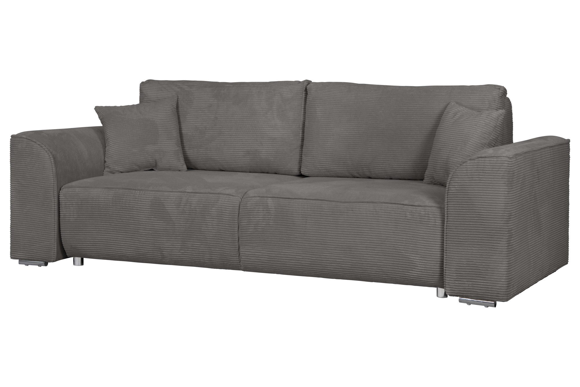 INOSIGN 3-Sitzer Beatrice Schlafsofa, wahlweise auch mit Bettfunktion und Bettkasten, incl. 2 Zierkissen