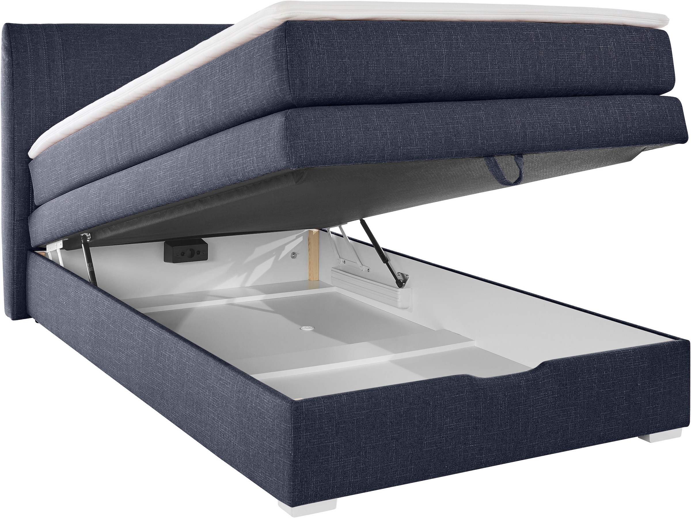 Jockenhöfer Gruppe Boxspringbett »"Amira", OTTOs Choice! Topseller, mit Bettkasten und Topper« erhältlich in den Breiten 120,140 & 180cm