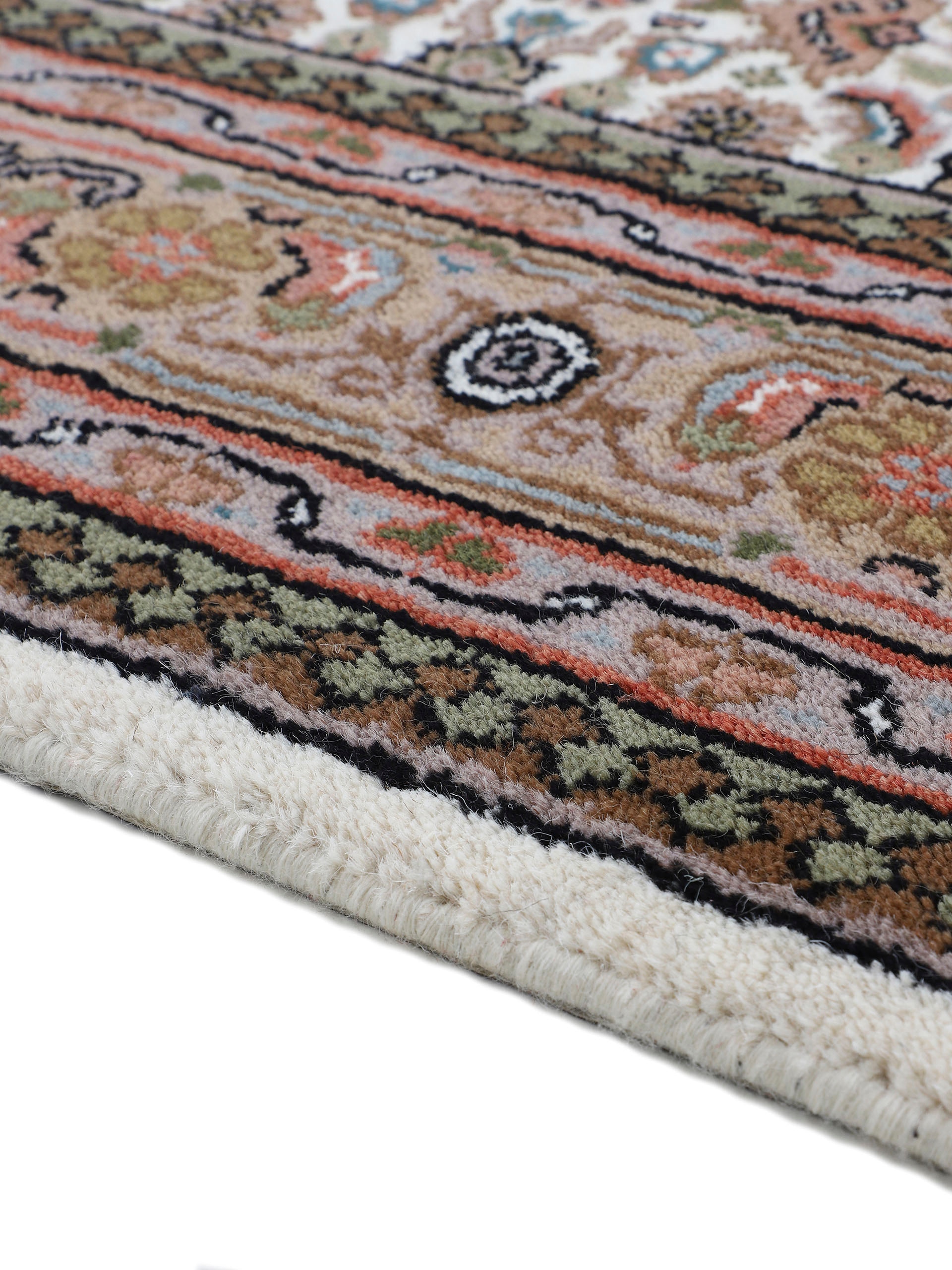 Woven Arts Orientteppich »Orientteppich Bidjar Herati«, rechteckig, 15 mm Höhe, handgeknüpft, Wohnzimmer, reine Wolle