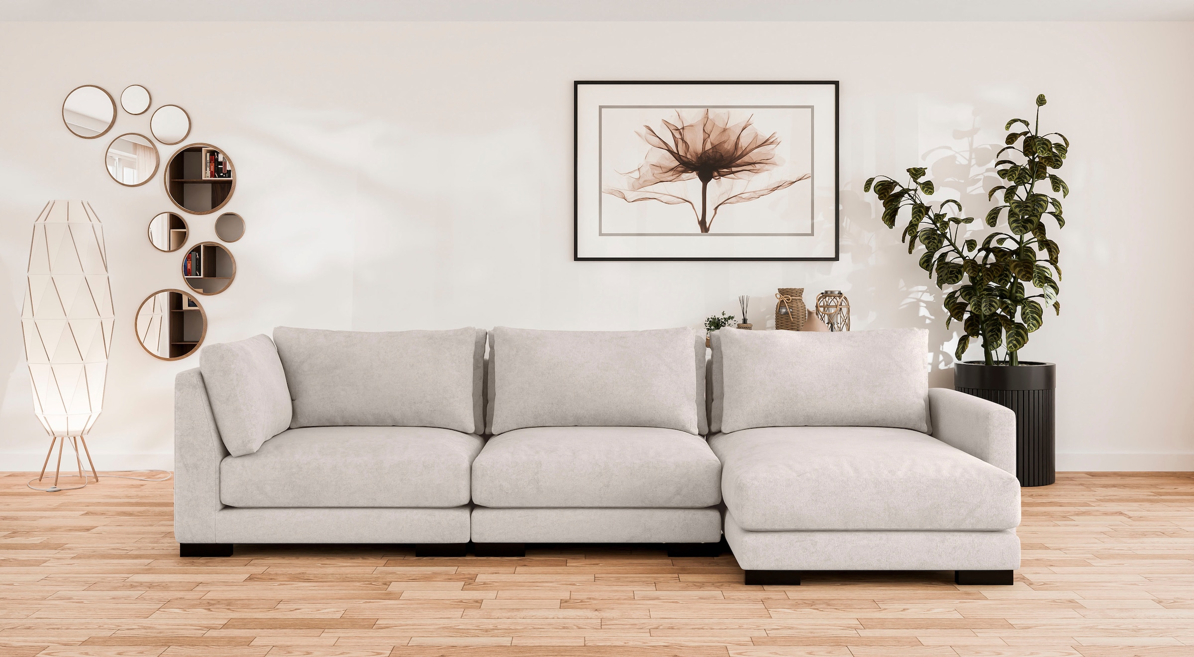 LeGer Home by Lena Gercke Ecksofa "Tvinna L-Form", Modulsofa, bestehend aus günstig online kaufen