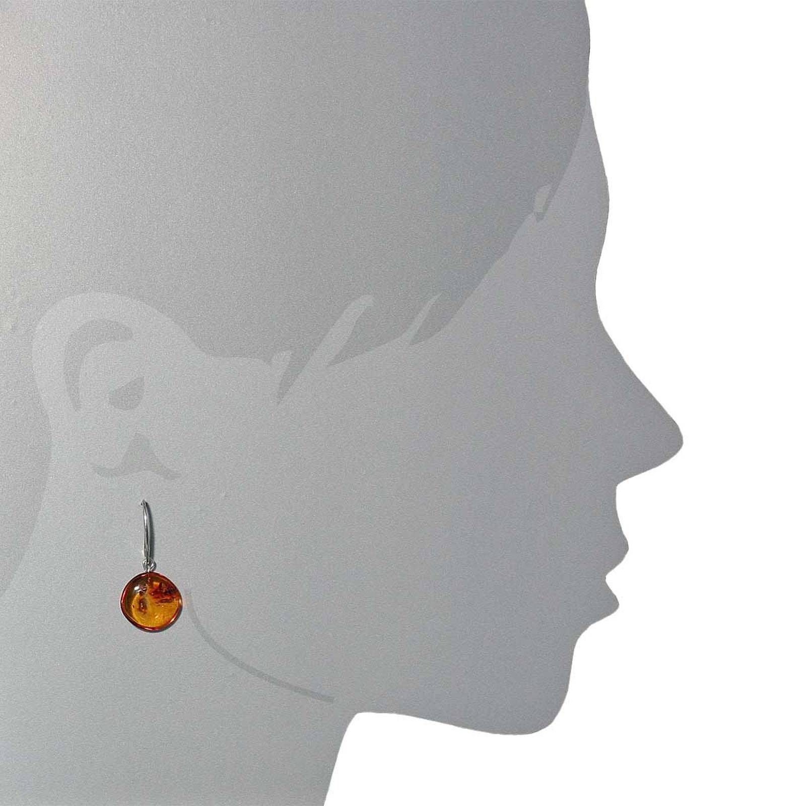 OSTSEE-SCHMUCK Paar Ohrhänger »Ostsee-Schmuck Ohrhänger Klassisch 15x3 mm«, (2 tlg.)