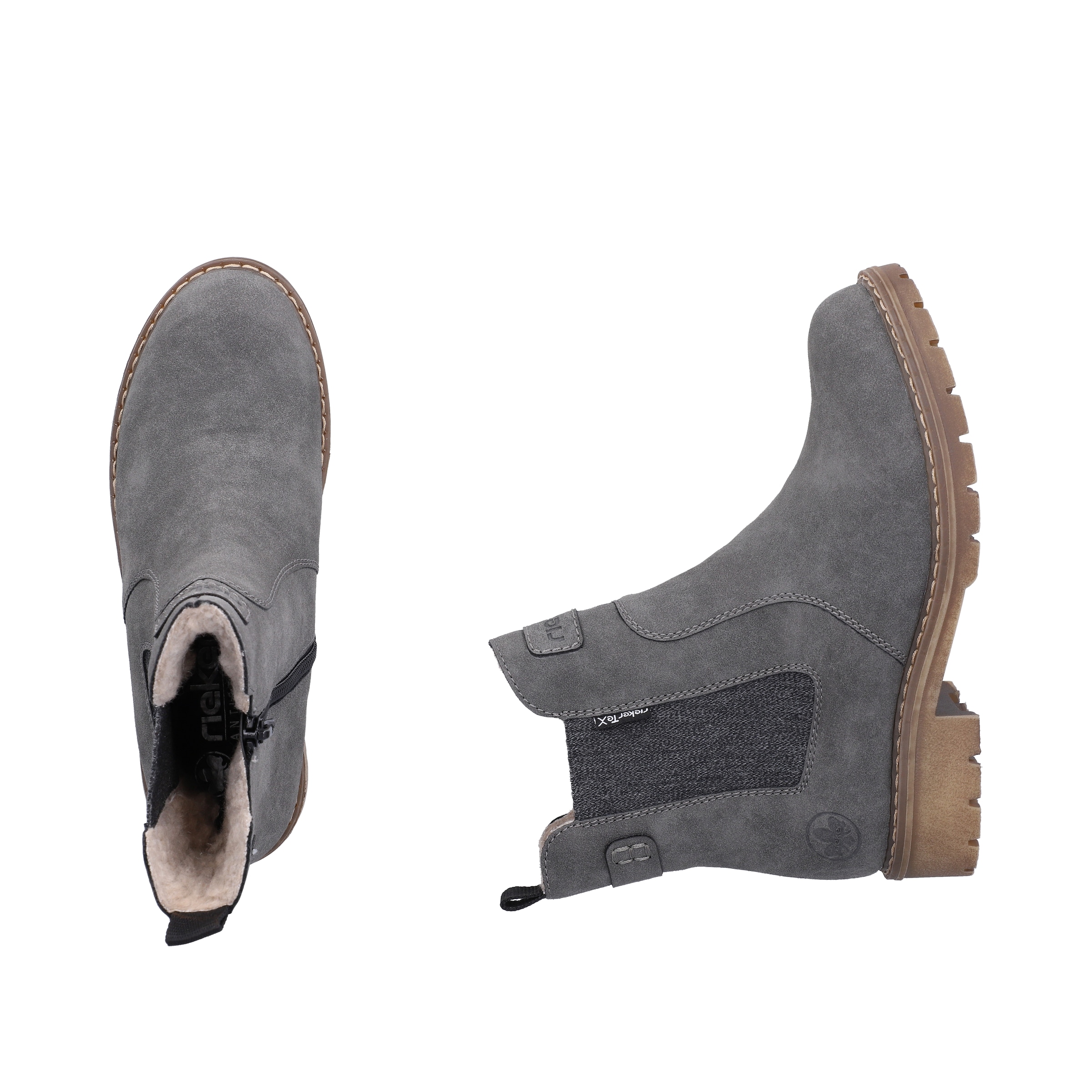 Rieker Winterboots  Chelseaboots, Stiefelette mit Reißverschluss und TEX-Membran