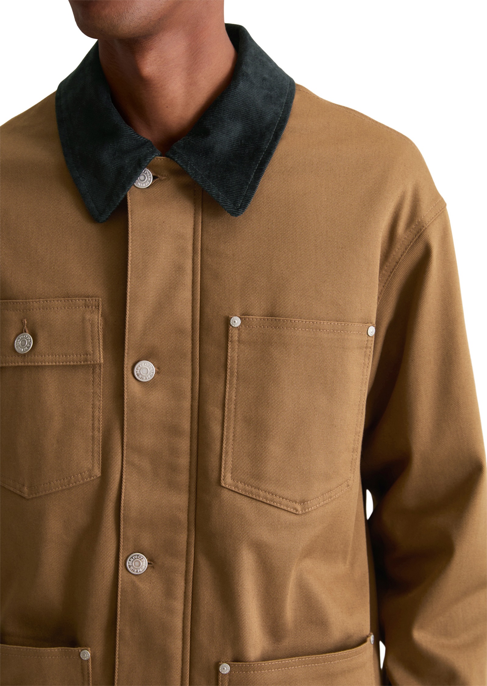 Marc O'Polo DENIM Kurzmantel »mit Kontrastkragen aus Cord«