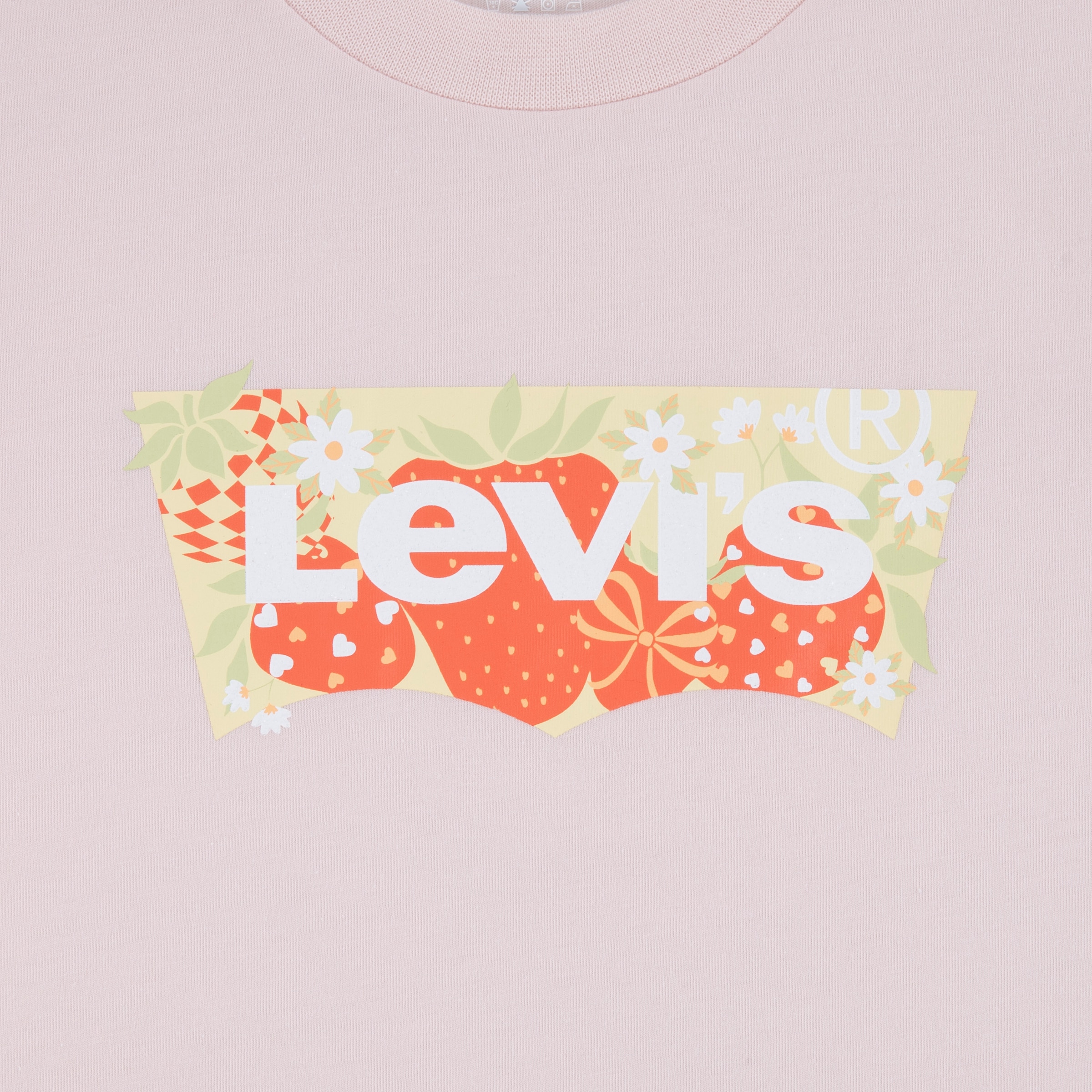 Levi's® Kids T-Shirt »LVG STRAWBERRY SS BATWING TEE« mit Logo Print