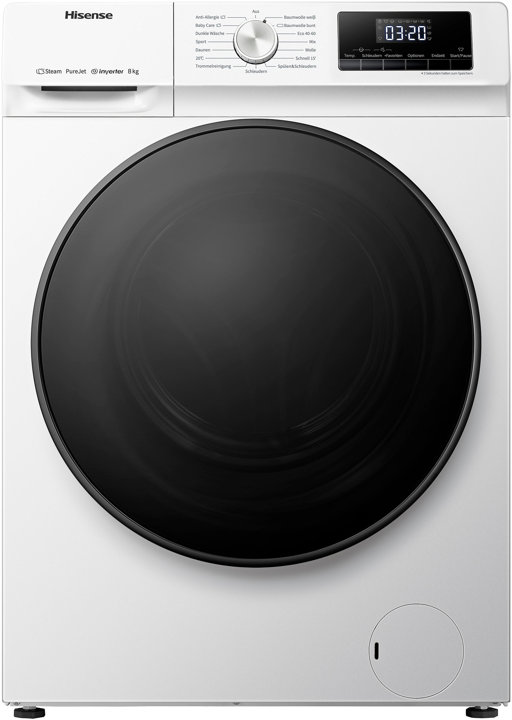 Hisense Waschmaschine »WFQA8014EVJM«, 8 kg, 1400 U/min