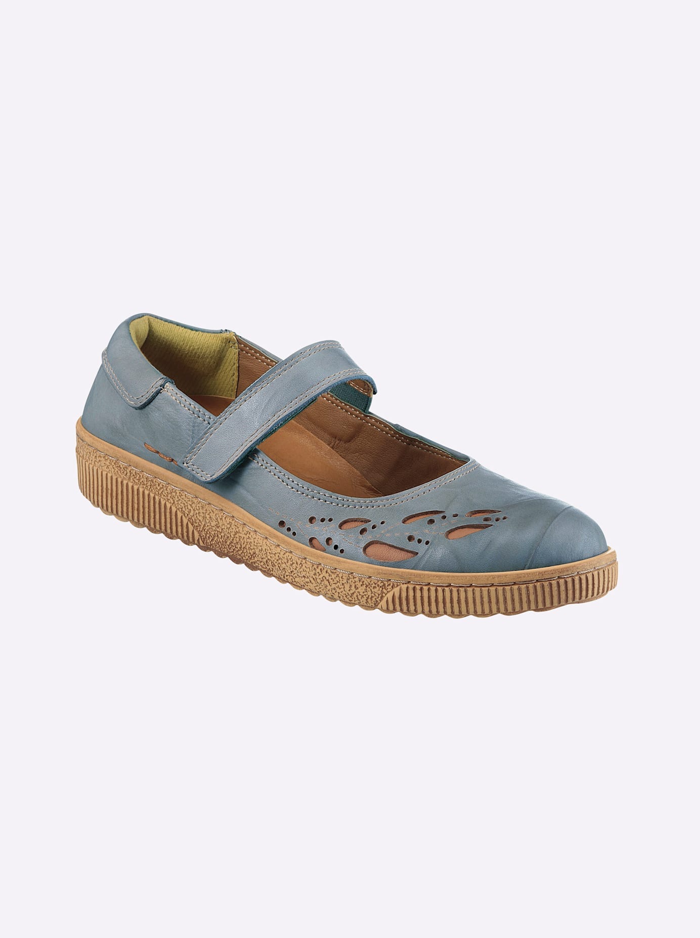 airsoft modern+ Casual Looks Chaussure à Scratch Bleu Moyen Taille 41 3