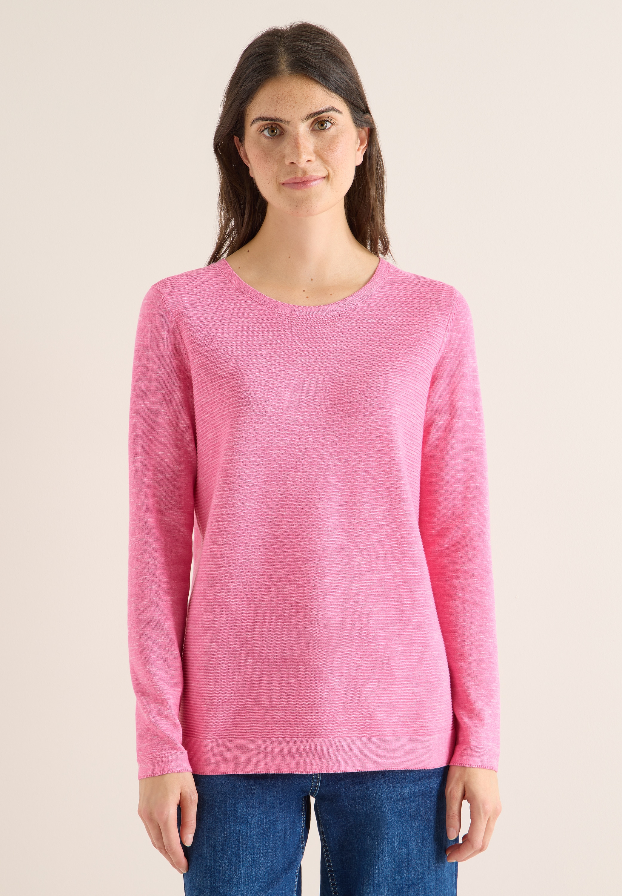 Cecil Strickpullover mit Rundhalsausschnitt günstig online kaufen