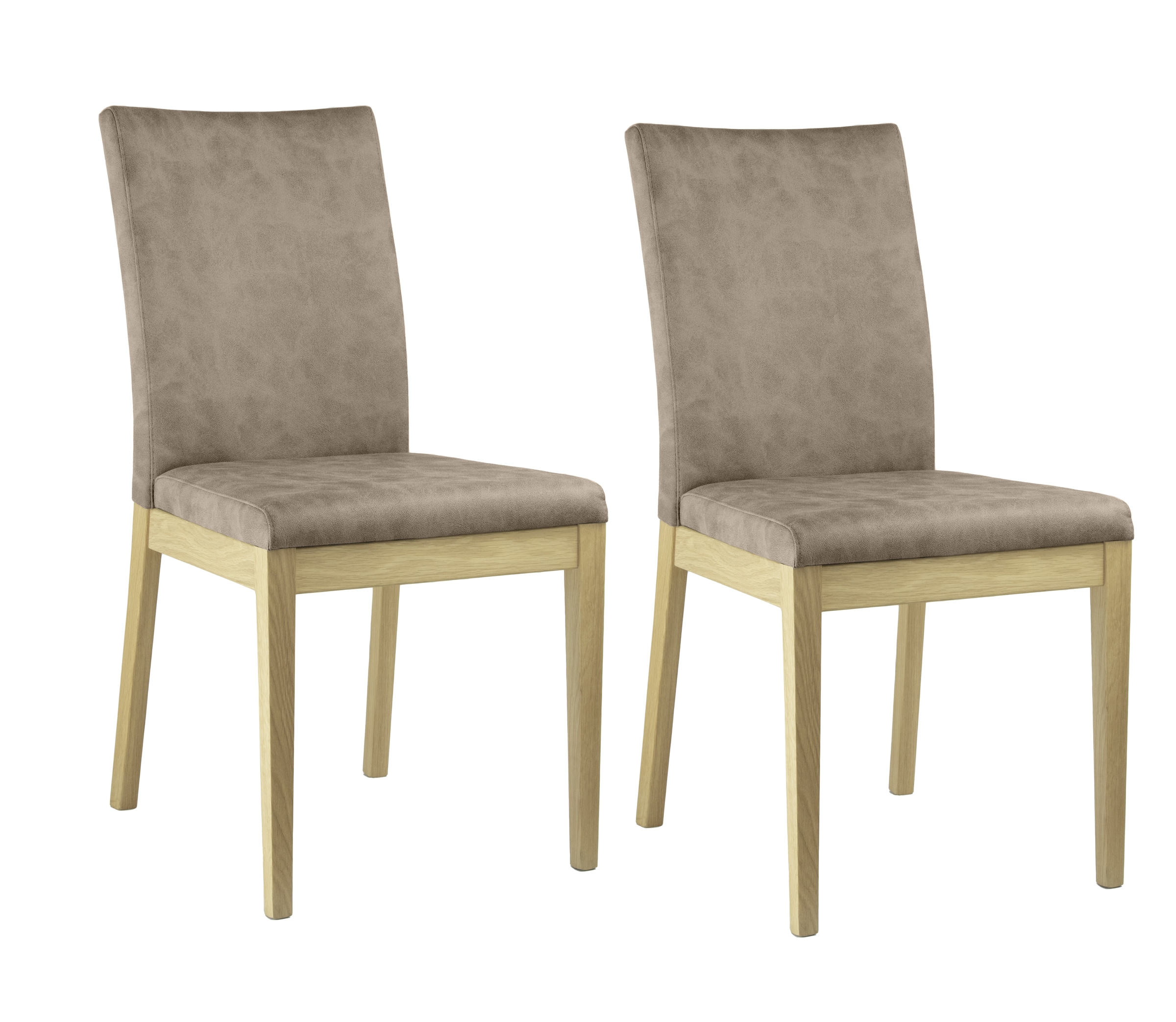 Home affaire 4-Fußstuhl "Dendres" (Set) 2 Stk.Sitz und Ruecken gepolstert günstig online kaufen