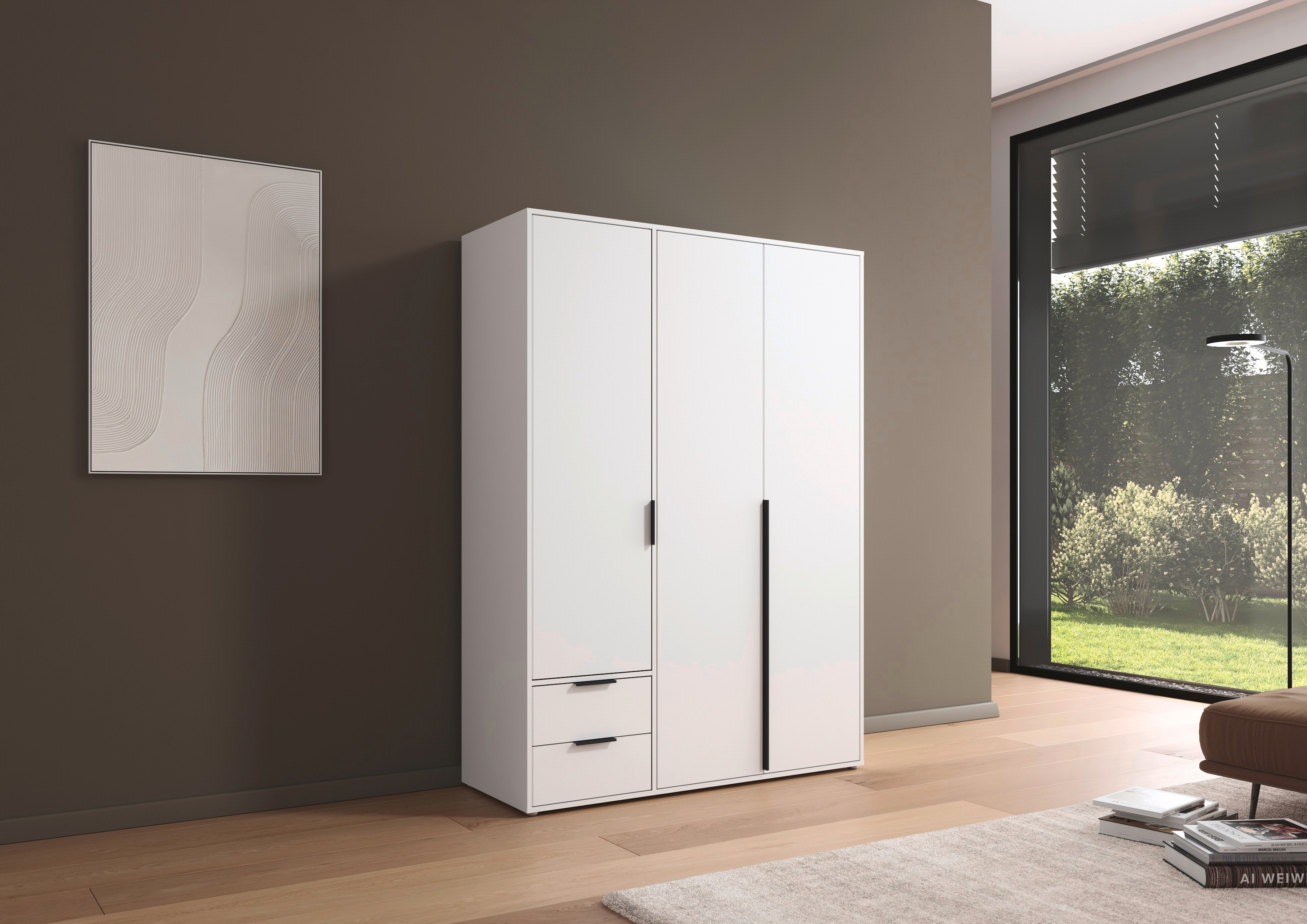 Thumbnail - rauch Drehtürenschrank "Kleiderschrank Schrank Garderobe Wäscheschrank NAGATA viel Stauraum", (in 3 verschiedenen Aussta...