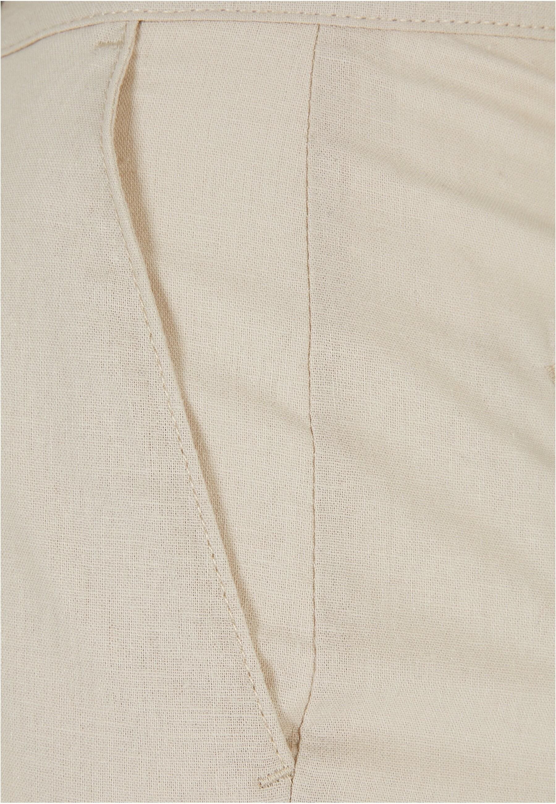 URBAN CLASSICS Stoffhose »Urban Classics Damen Ladies High Linen Mixed Wide Leg Pants«, (1 tlg.)