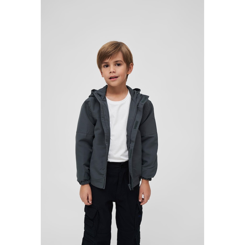 Brandit Allwetterjacke »Brandit Herren Kids Summer Windbreaker Frontzip«, (1 St.), mit Kapuze