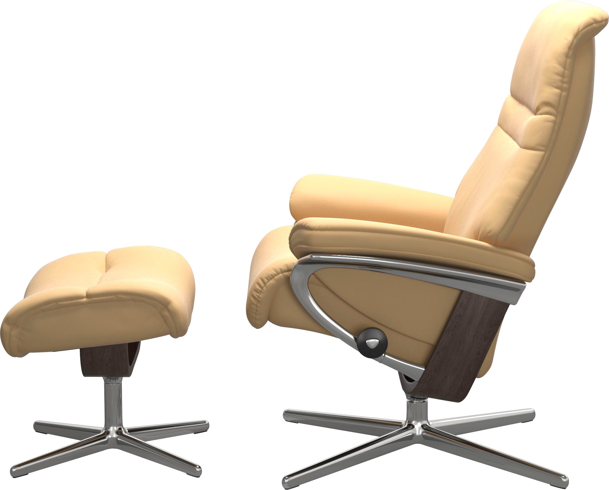 Stressless® Fußhocker »Sunrise«, mit Cross Base, Größe S, M & L, Holzakzent Wenge