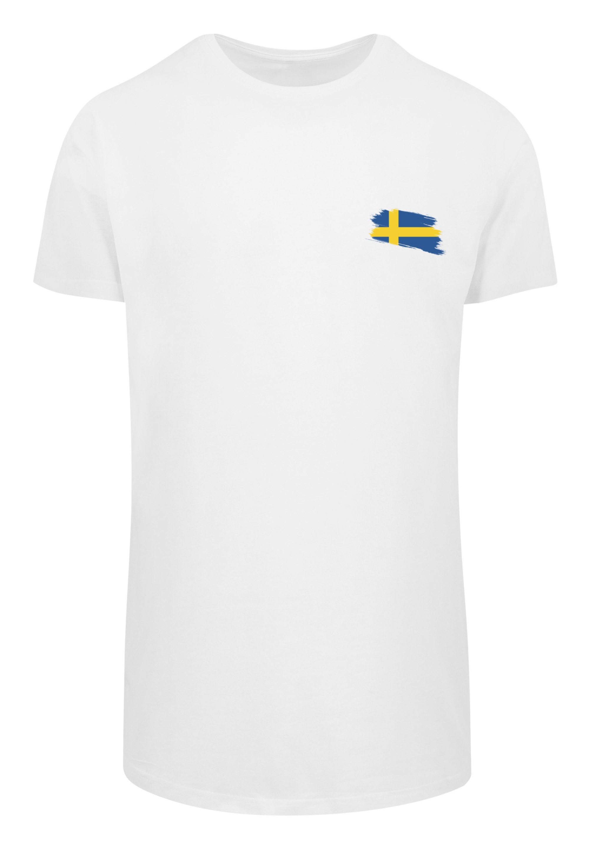 F4NT4STIC T-Shirt »Sweden Schweden Flagge«, Print