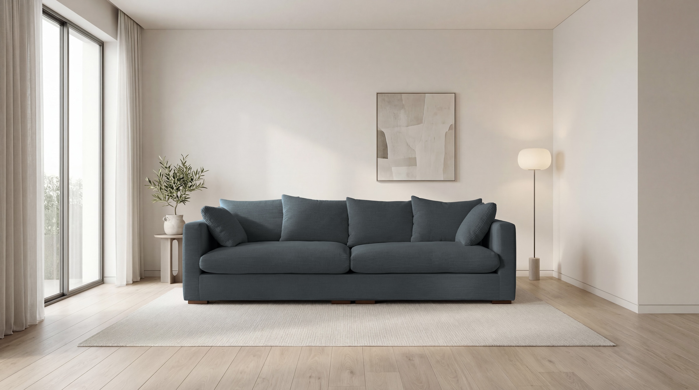OTTO home Big-Sofa "Coray" extra weich und kuschelig, Füllung mit Federn und Daunen