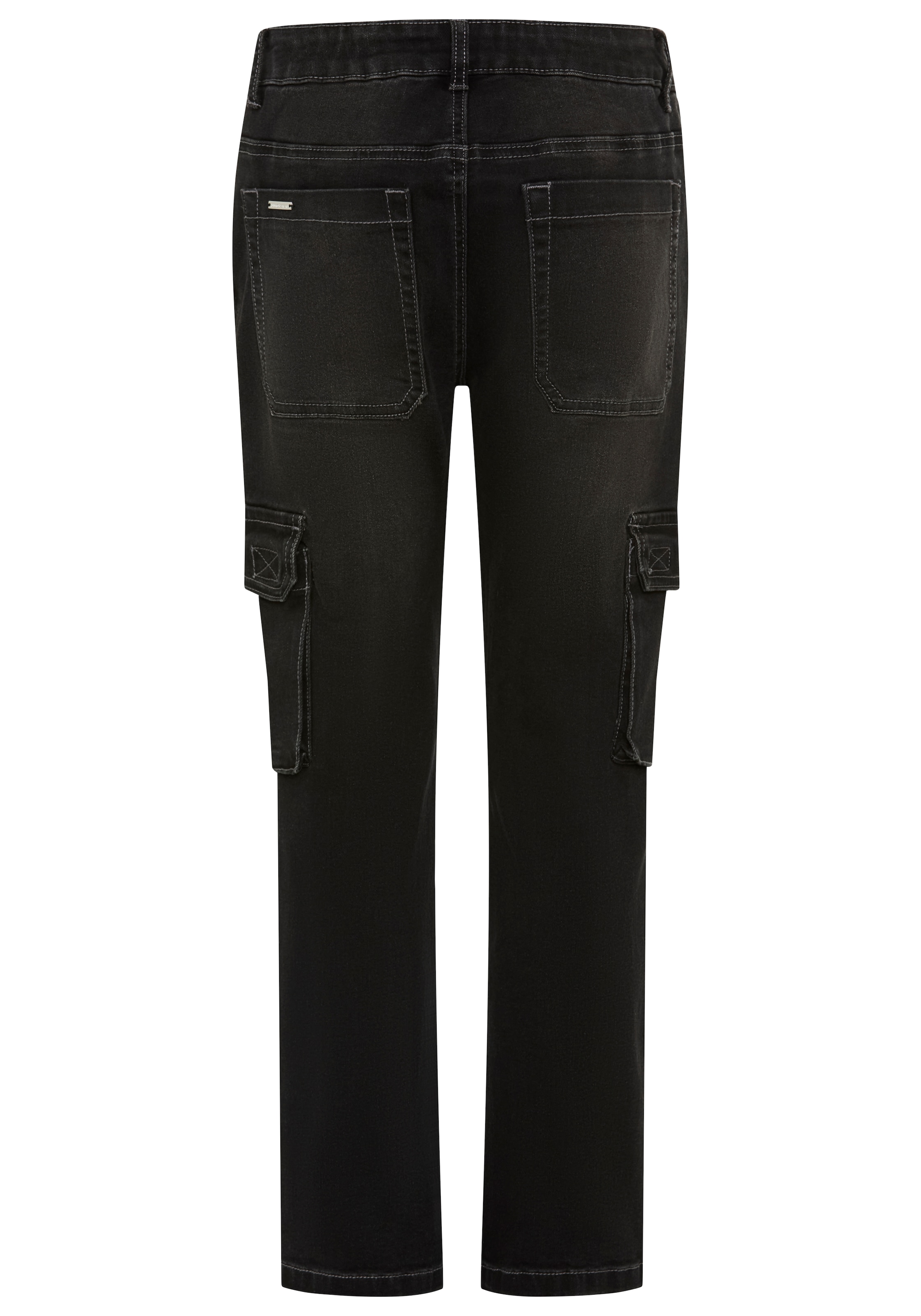 Bruno Banani Loose-fit-Jeans »Cargojeans in lockerer Form« mit Carog-Taschen, gerades Bein, normale Leibhöhe