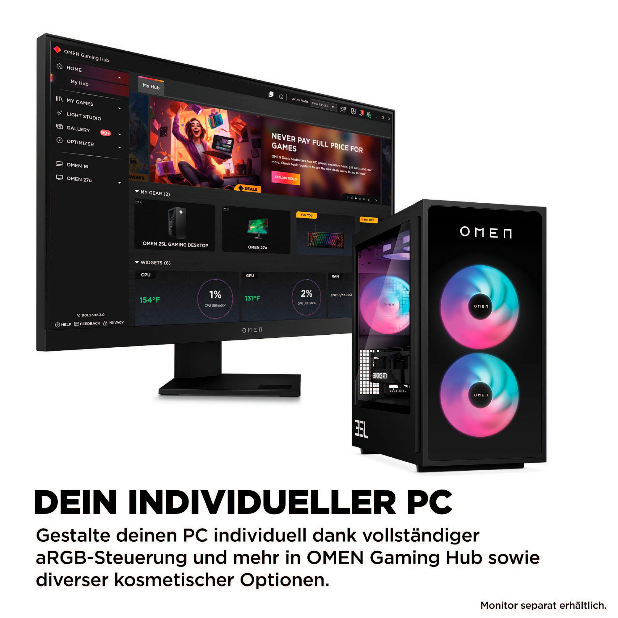 HP Gaming-PC »GT16-0064ng«