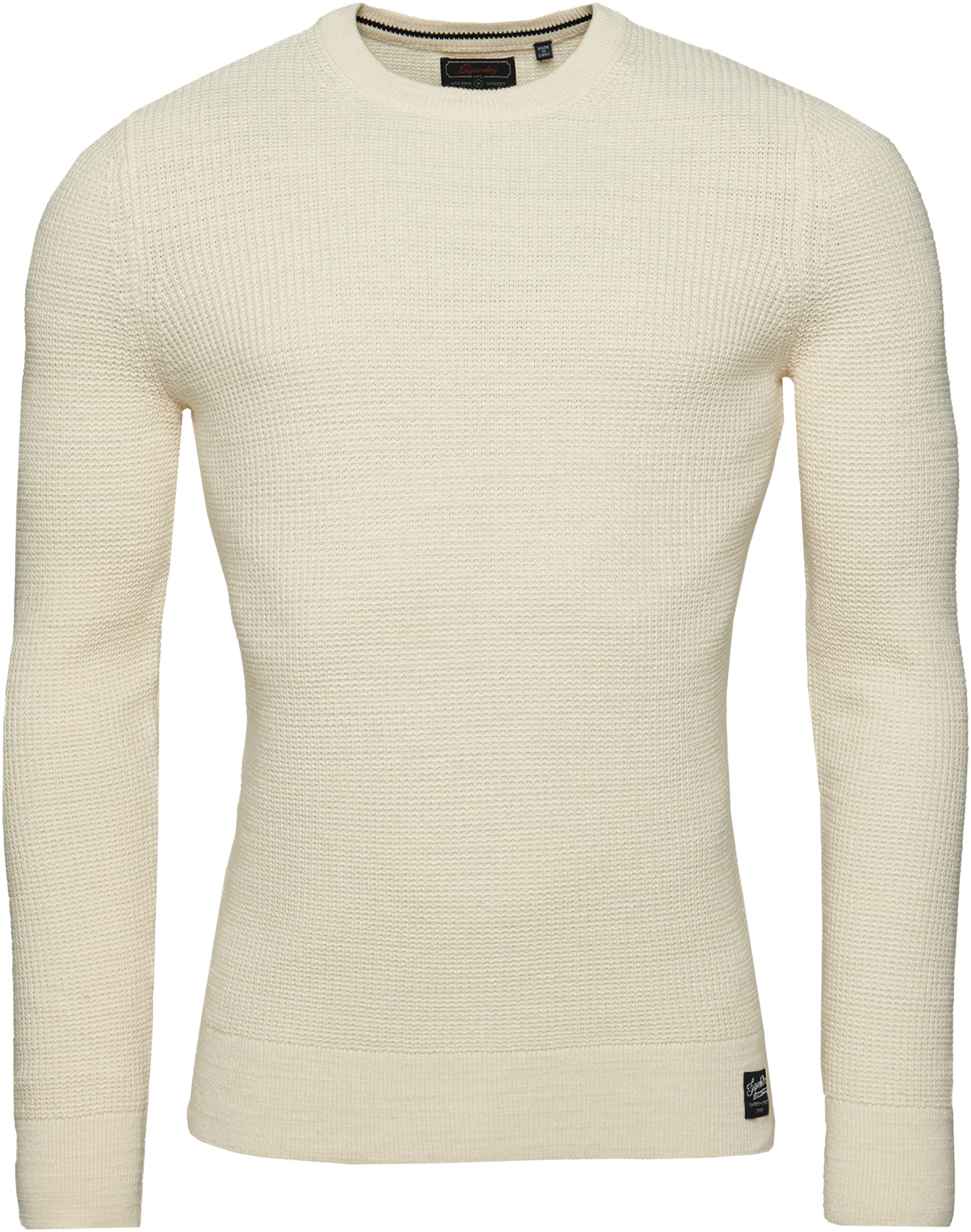 Superdry Strickpullover »TEXTURED CREW KNIT JUMPER«, mit strukturiertem Waffelstrickmuster