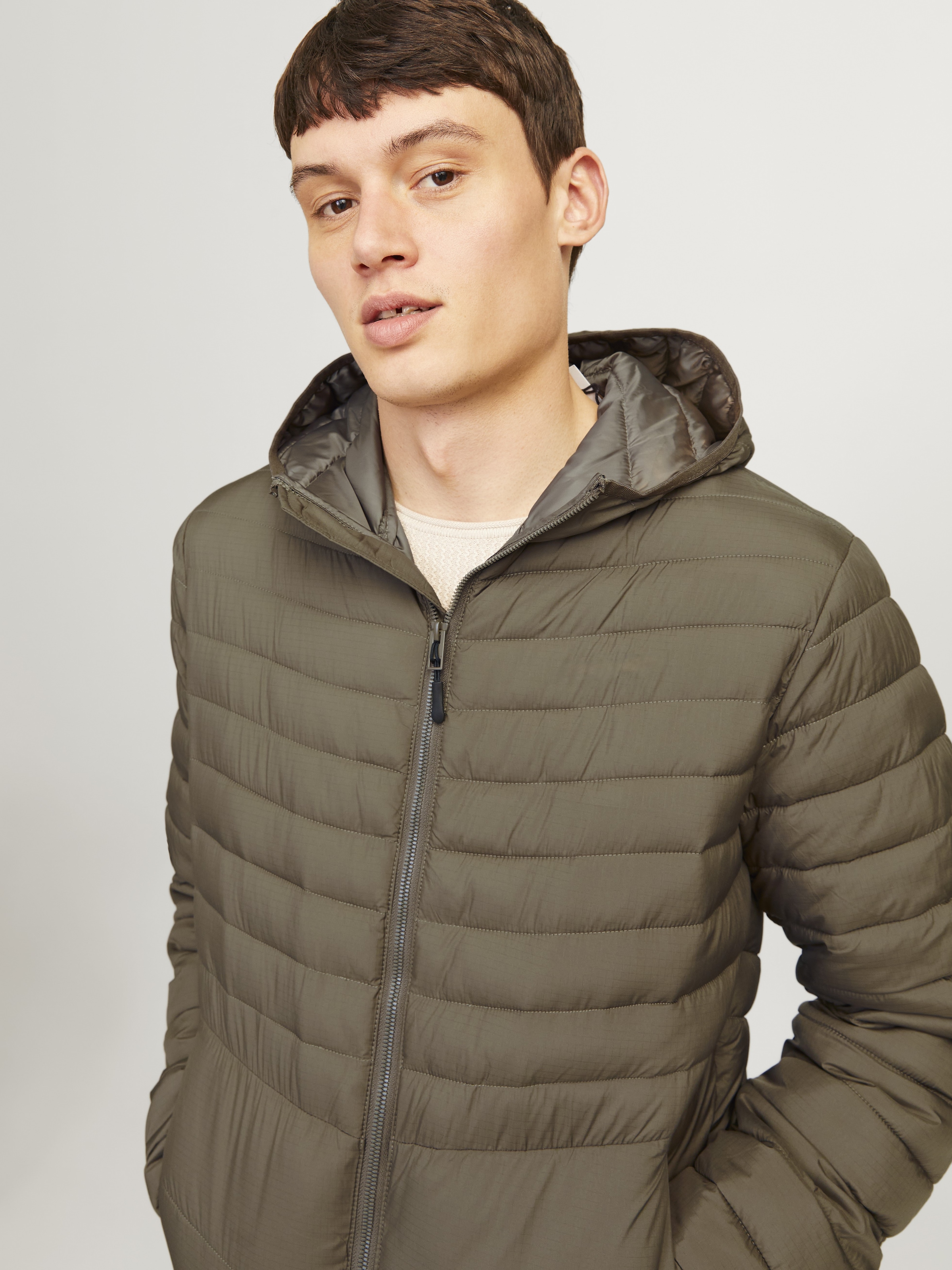 Jack & Jones Steppjacke »JJESTATE PACKABLE PUFFER HOOD NOOS«, mit Kapuze, mit Kapuze
