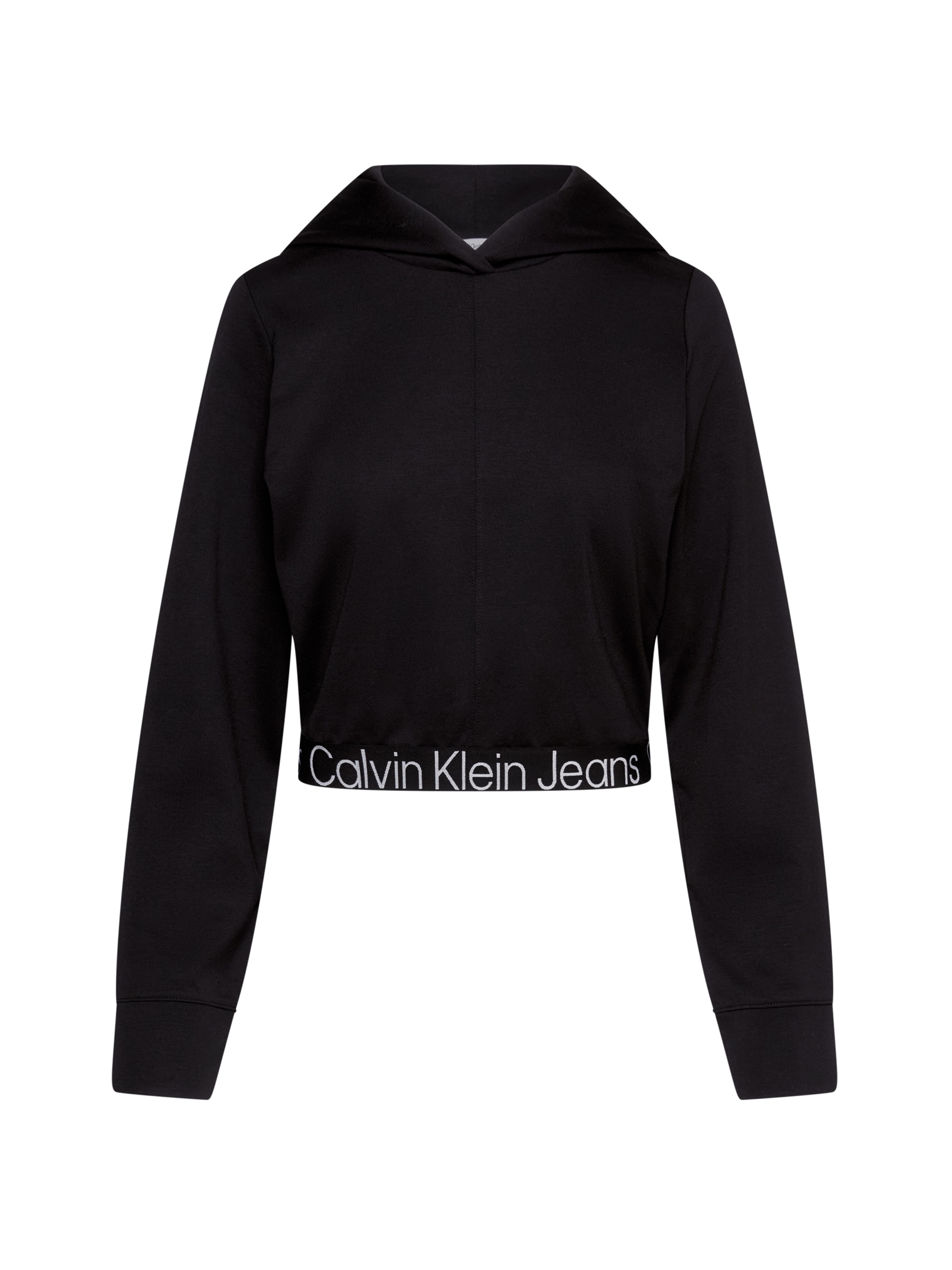 Calvin KLEIN Džinsai Marškinėliai su gobtuvu »TAPE MILANO Bliuzonas su Logoschriftzug