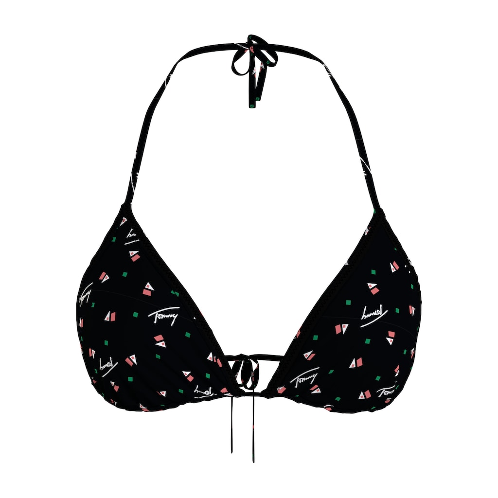 Tommy Hilfiger Swimwear Triangel-Bikini-Top »TRIANGLE RP PRINT« mit dezenten Logoschriftzügen
