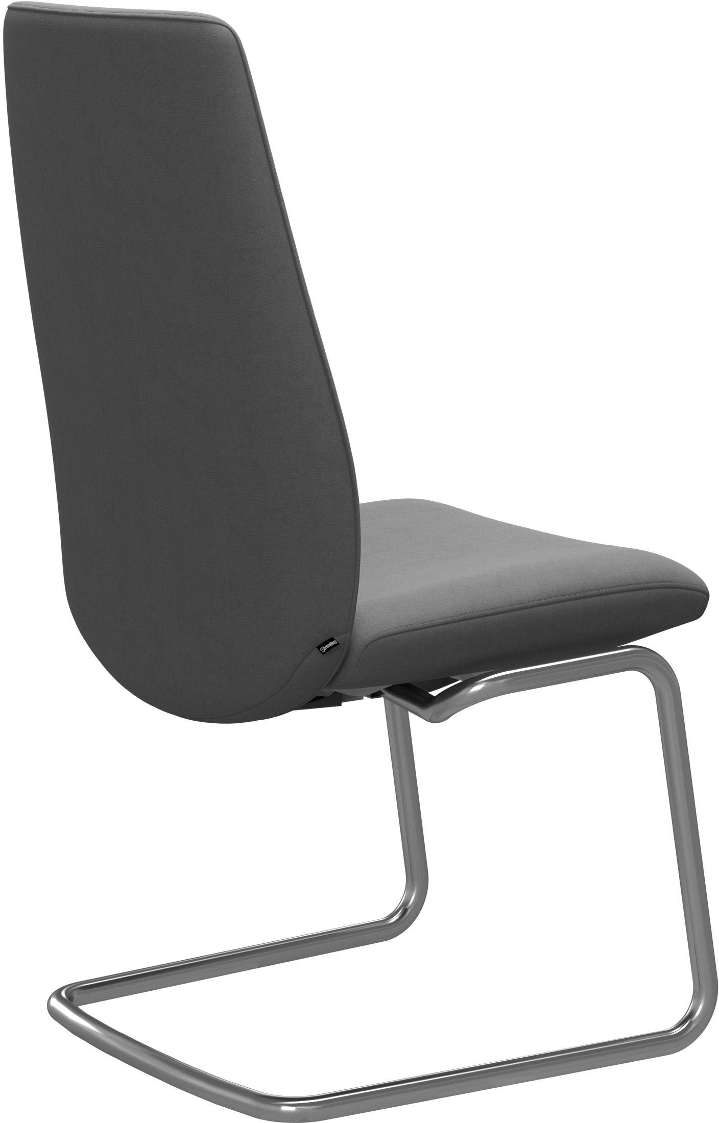 Stressless® Polsterstuhl »Laurel«, Microfaser DINAMICA, High Back, Größe L, mit Beinen aus Stahl in Chrom glänzend