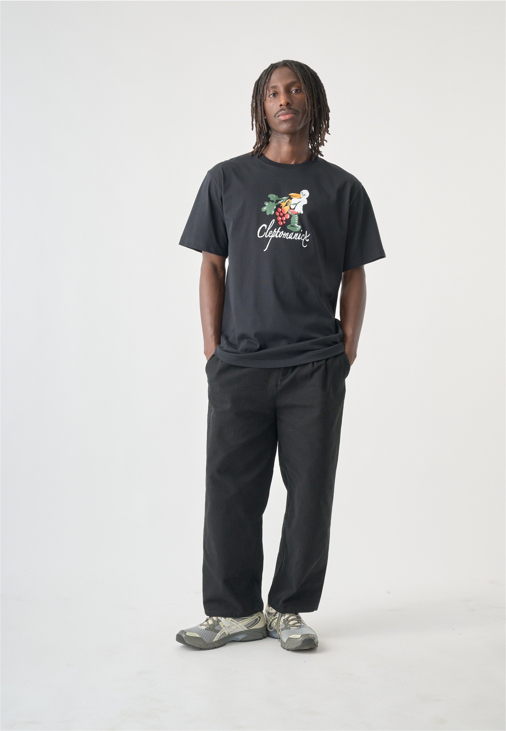 Cleptomanicx T-Shirt mit coolem Frontprint