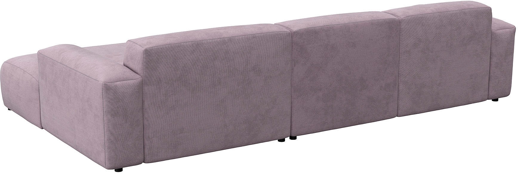 FLEXLUX Ecksofa »Lucera bequem und komfortabel durch hochwertigen Sitzaufbau, L-Form«, modern & anschmiegsam, Kaltschaum, Stahl-Wellenunterfederung
