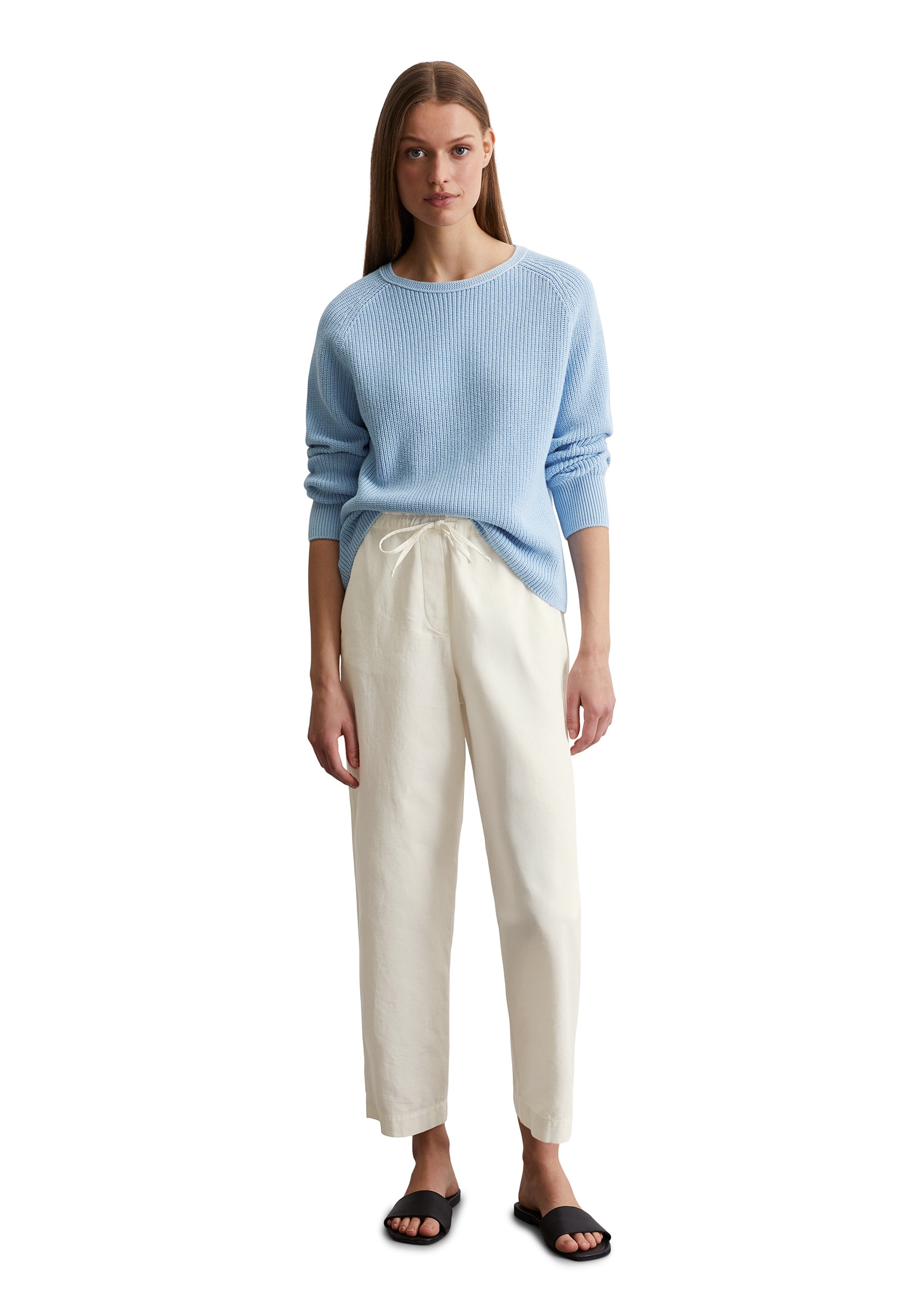 Marc O'Polo Rundhalspullover »aus Heavy-Weight-Organic-Cotton«