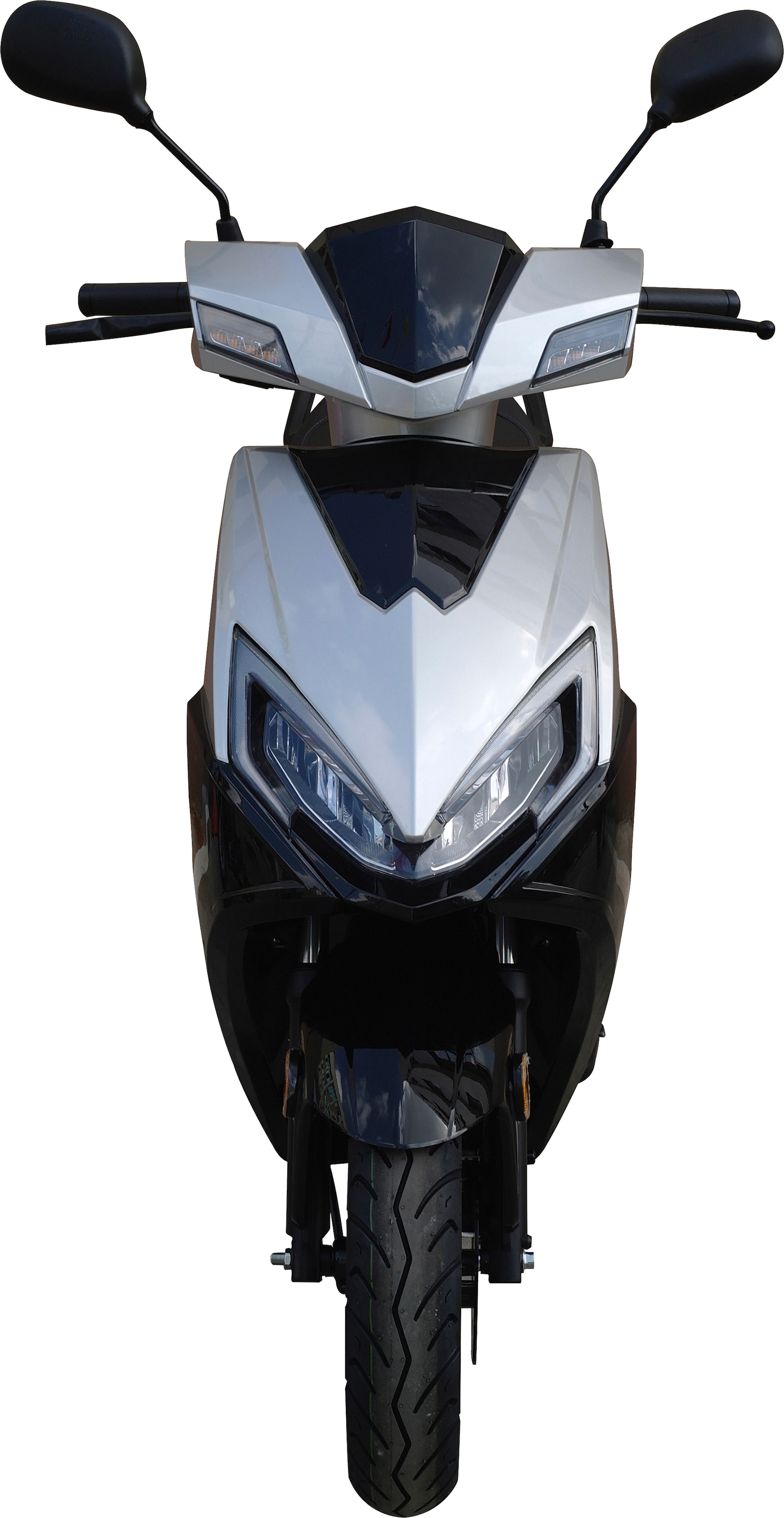 GT UNION Motorroller »Sonic X 45«, 49,6 cm³, 45 km/h, Euro 5, 3 PS, (Komplett-Set, 2 tlg.), Luftgekühlter Motor