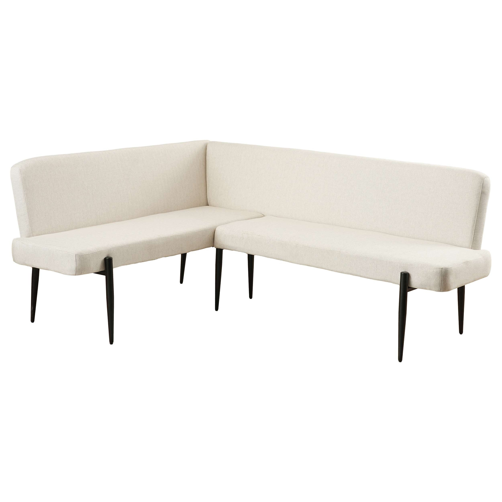 OTTO home Eckbank "Frida" Federkern, pflegeleichtem Velours oder Webstoff Bezug, Breite 210 cm