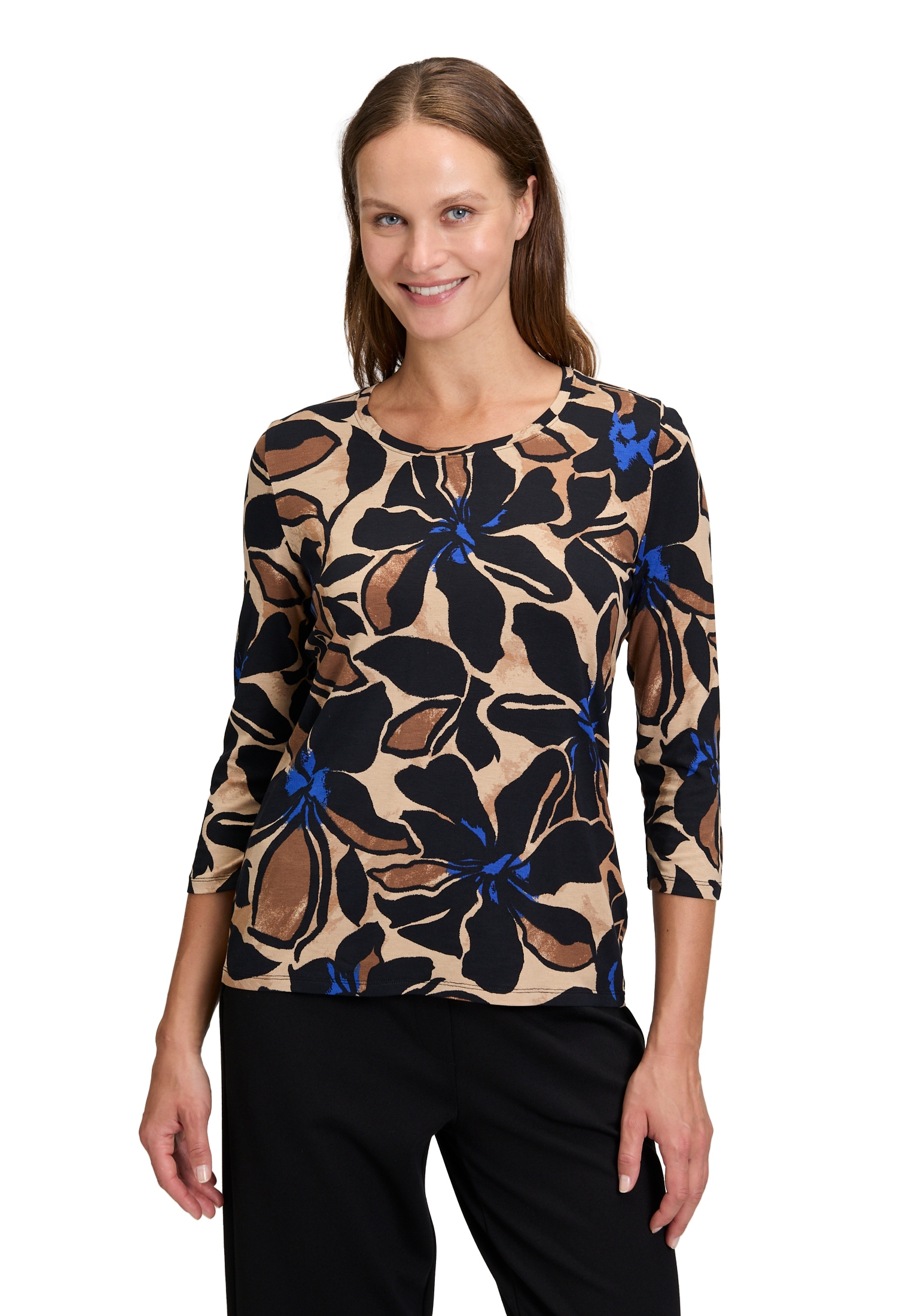 Betty Barclay 3/4-Arm-Shirt "Betty Barclay Basic Shirt mit Print", (1 tlg.) günstig online kaufen