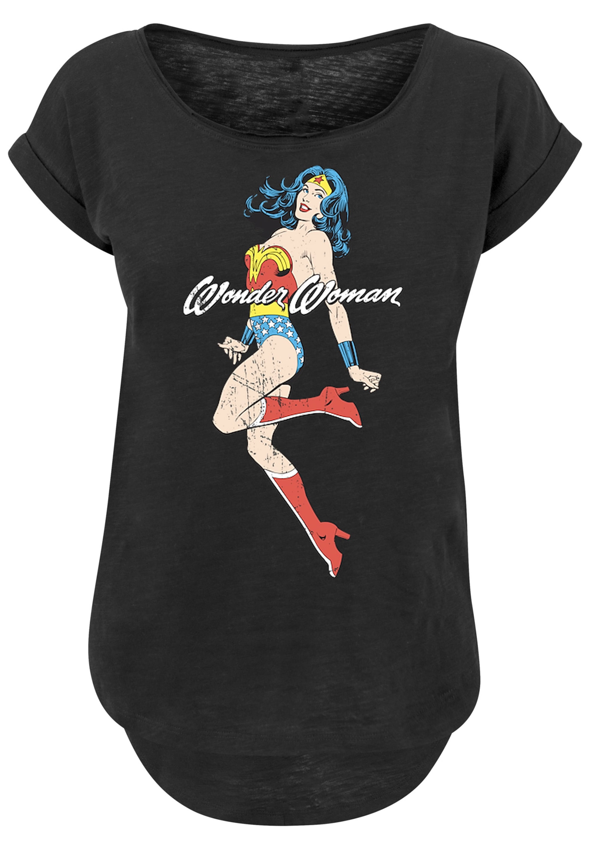 F4NT4STIC T-Shirt "DC Comics Wonder Woman Jump", Print günstig online kaufen