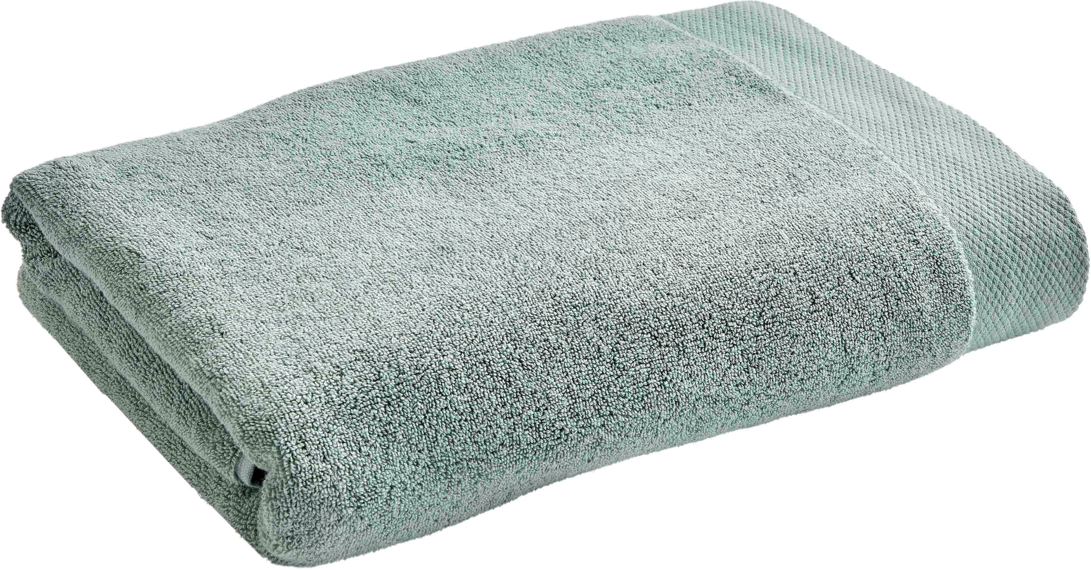 Duschtücher CHRISTY, B:76cm L:137cm, grün, Walkfrottier, Obermaterial: 100% Baumwolle, Handtücher, "LUXE", Luxus Duschtücher in Premium Qualität mit