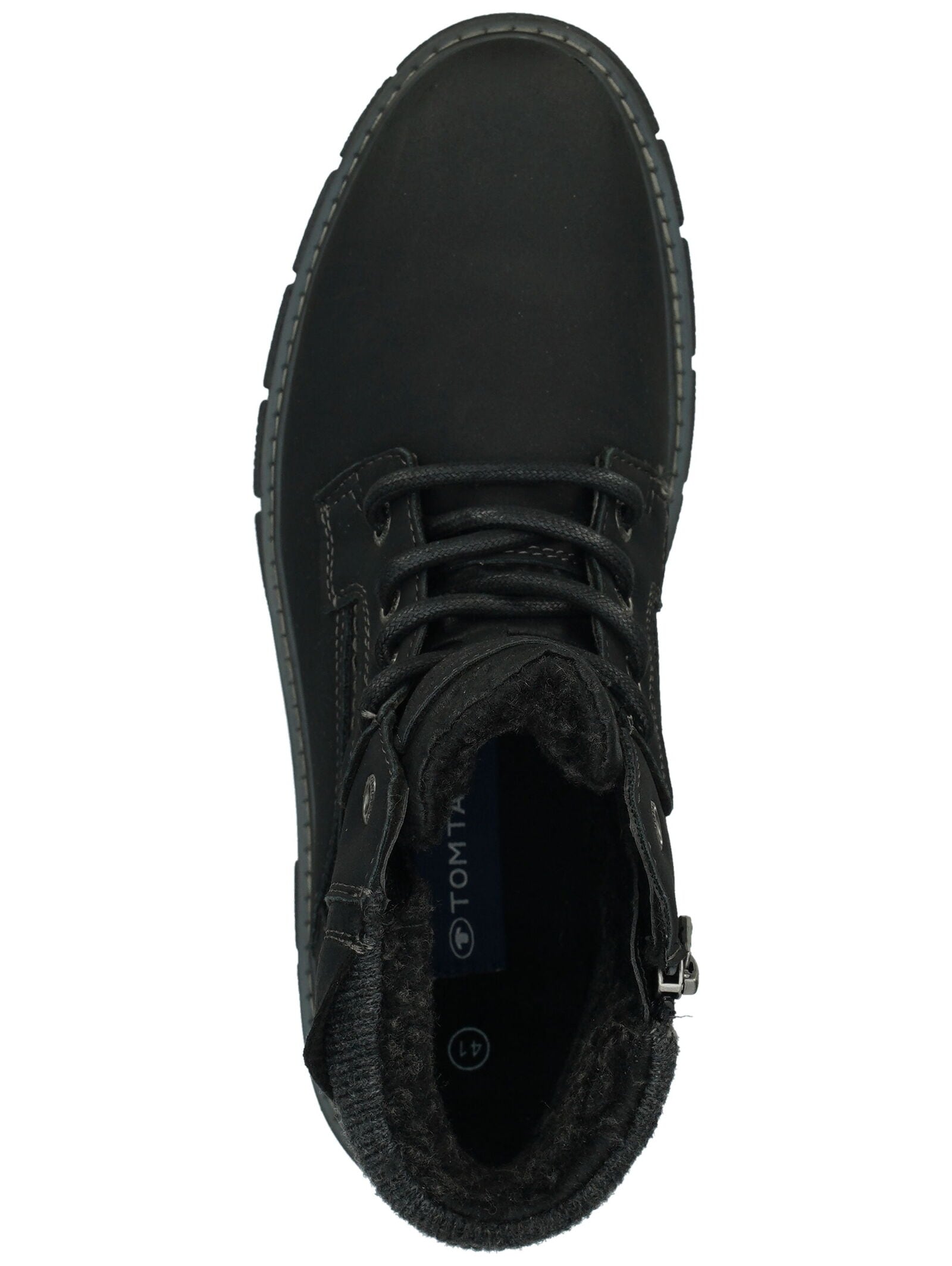TOM TAILOR Schnürstiefelette »Tom Tailor Stiefelette Lederimitat/Textil«