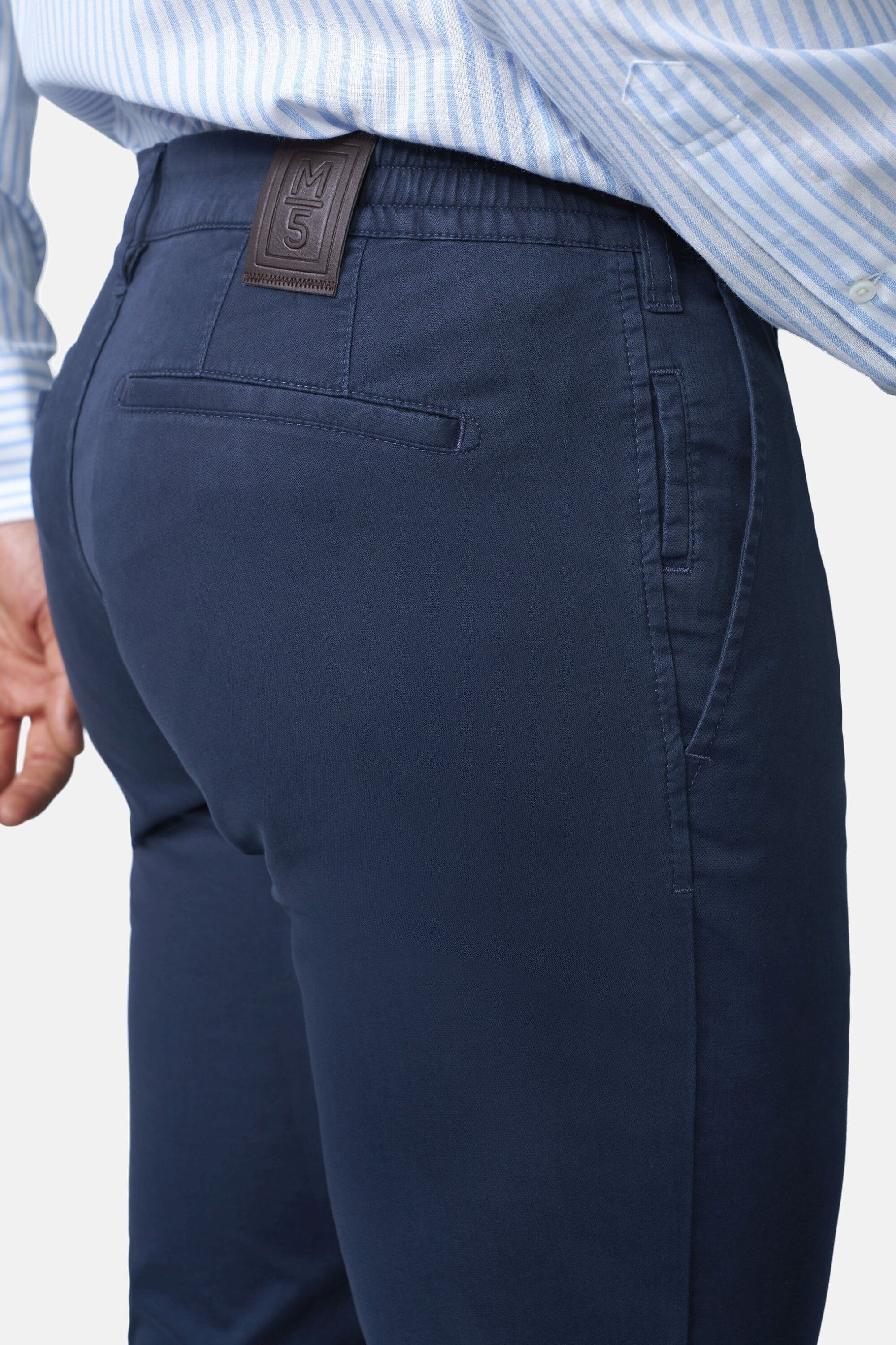 Chinos Homme MEYER M5 Move 1-6024 Marine 32 3