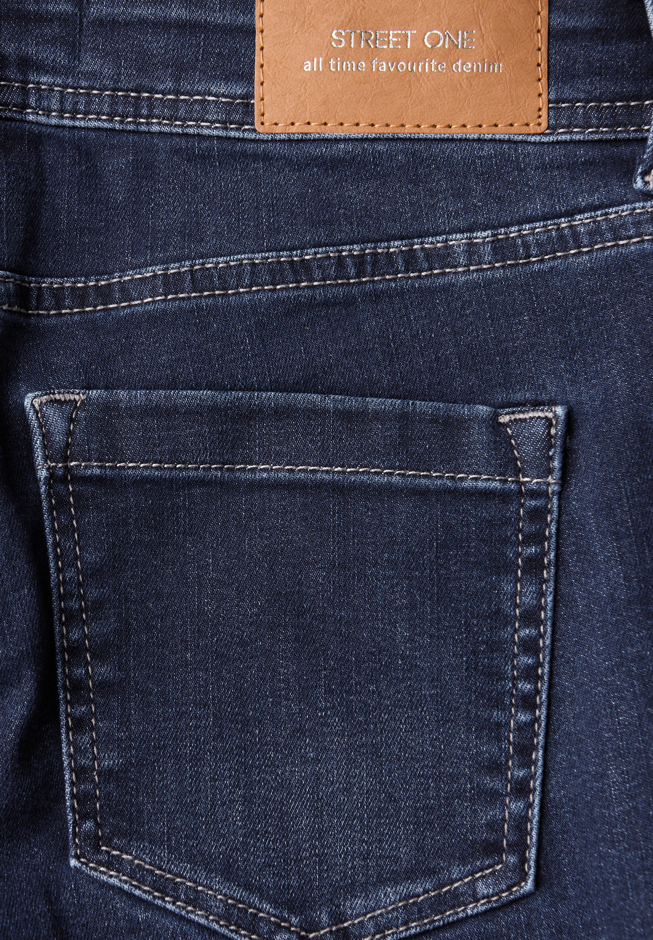 STREET ONE Slim-fit-Jeans, Middle Waist